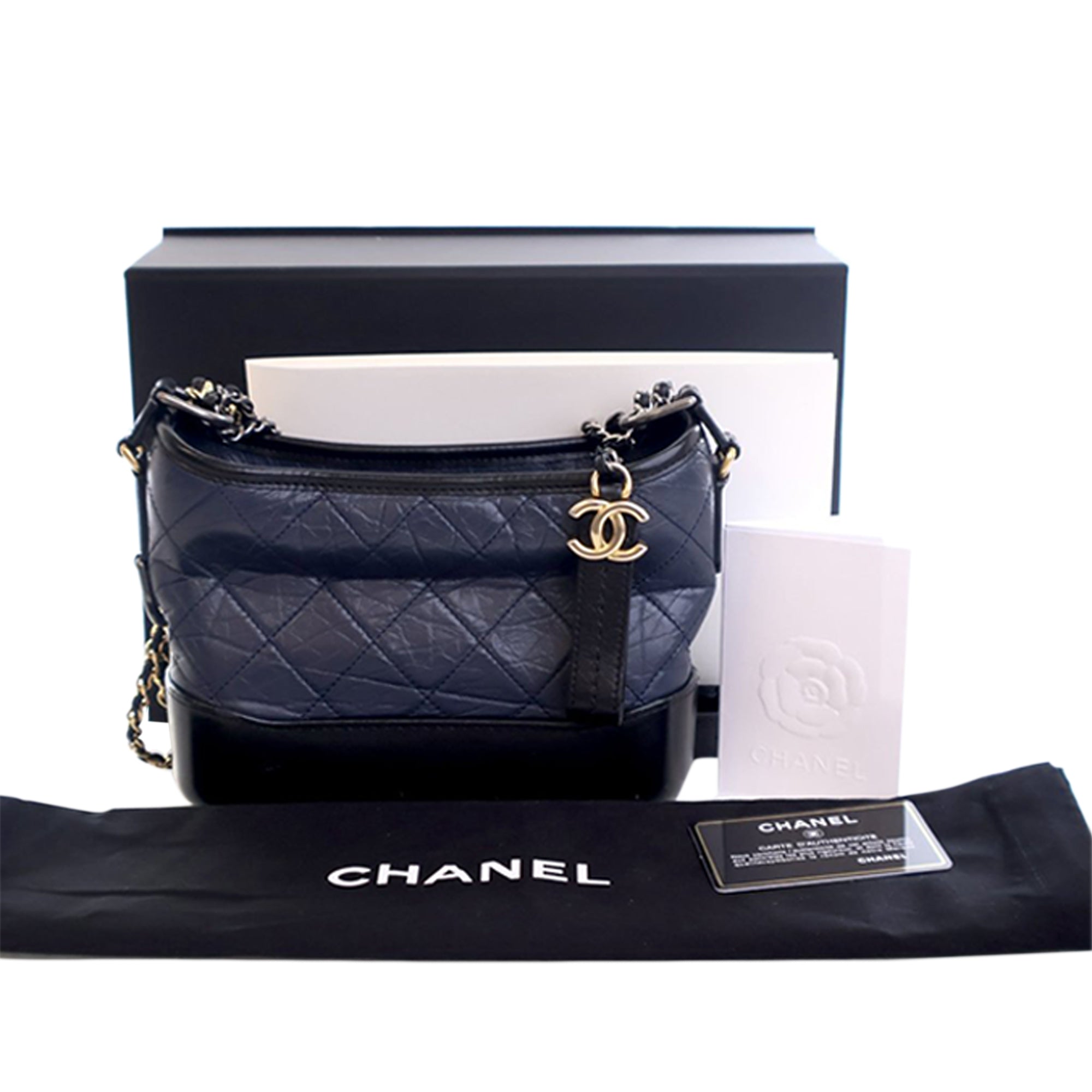 Chanel Small Bicolor Aged Calfskin Gabrielle Crossbody - image 15