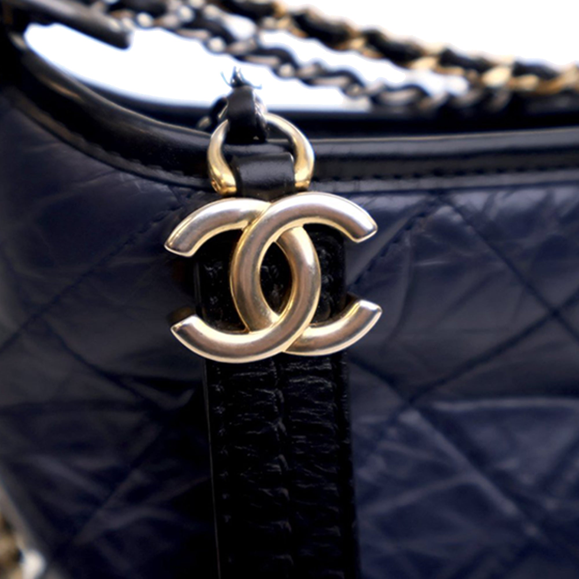 Chanel Small Bicolor Aged Calfskin Gabrielle Crossbody - image 9