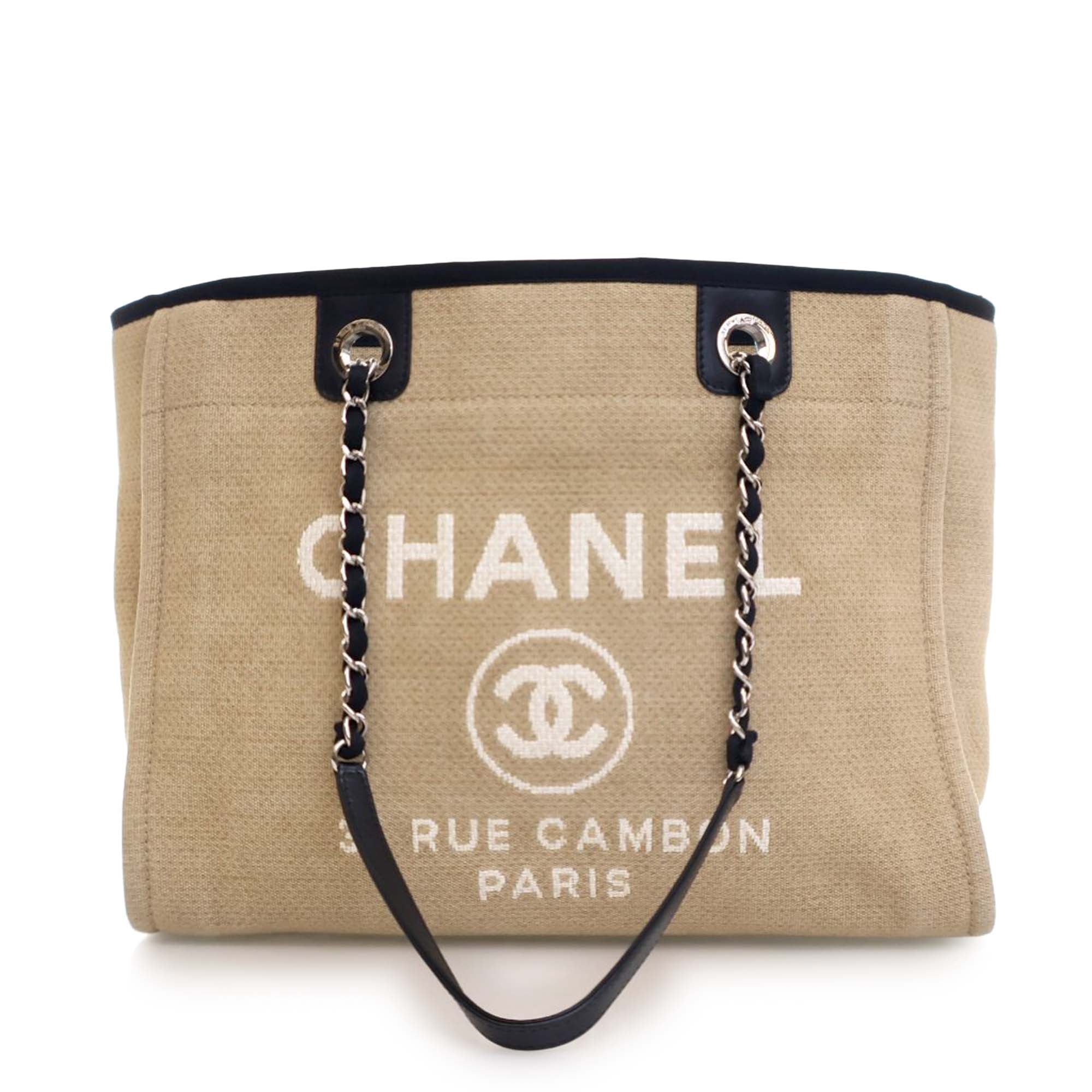 Chanel Small Canvas Deauville Tote - image 1