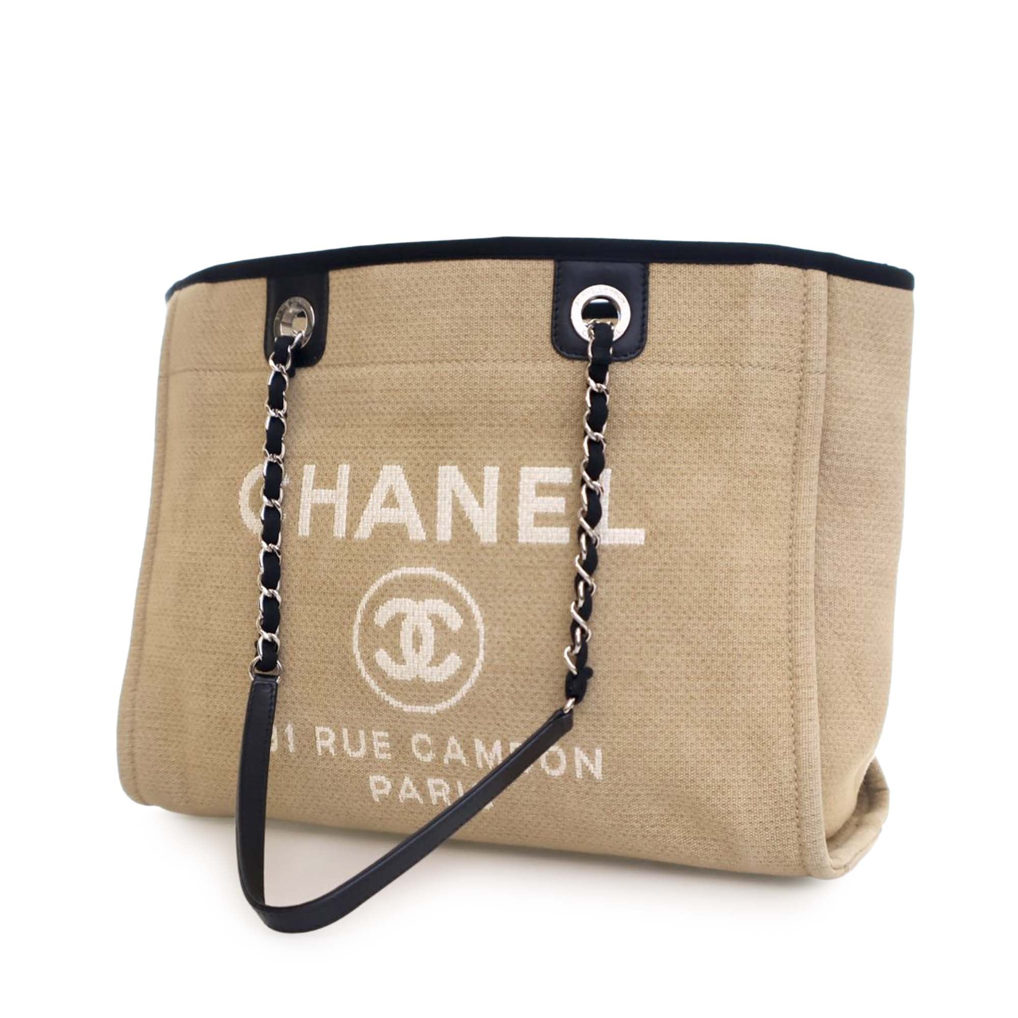 Chanel Small Canvas Deauville Tote - image 2