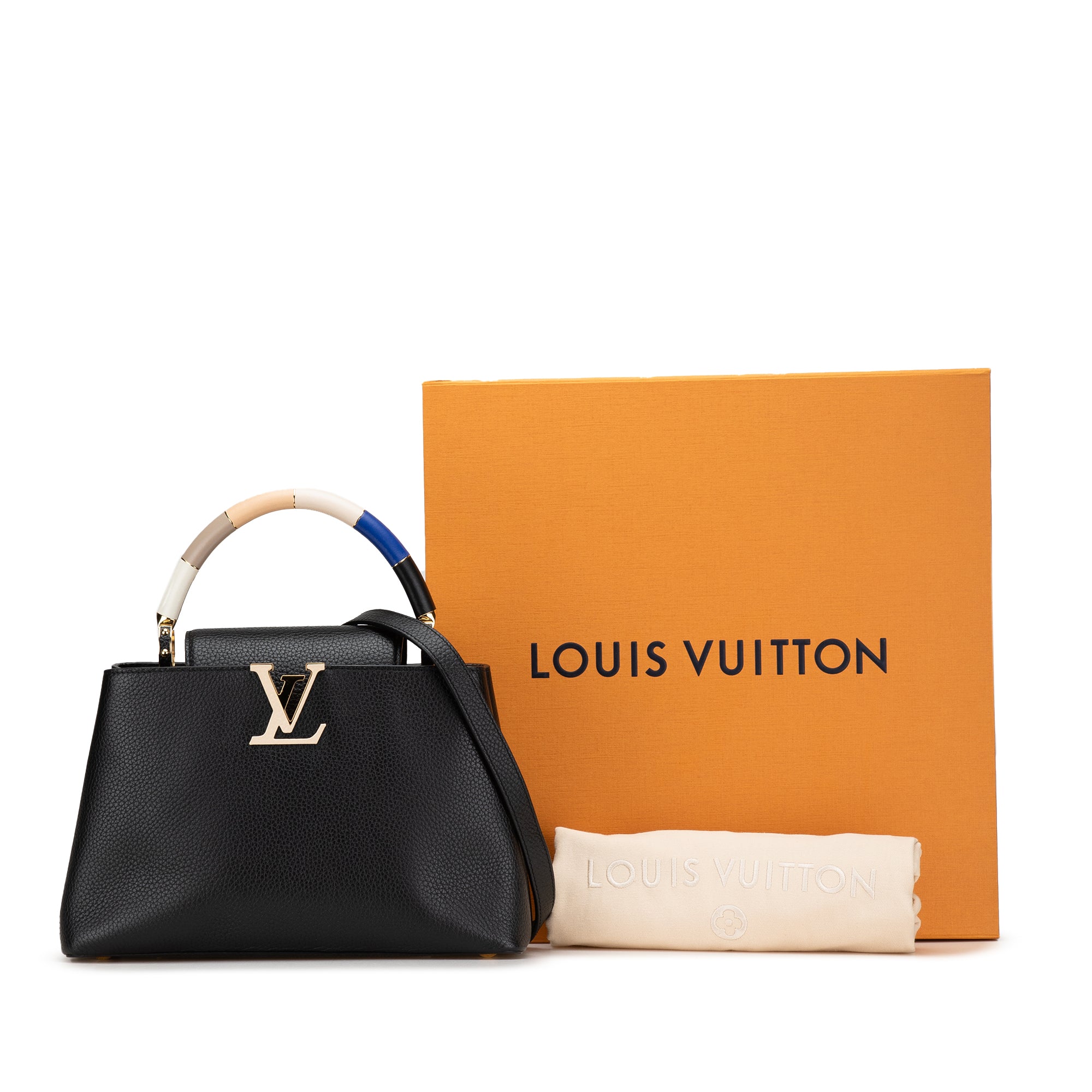 Louis Vuitton Taurillon Kintsugi Capucines MM - image 13