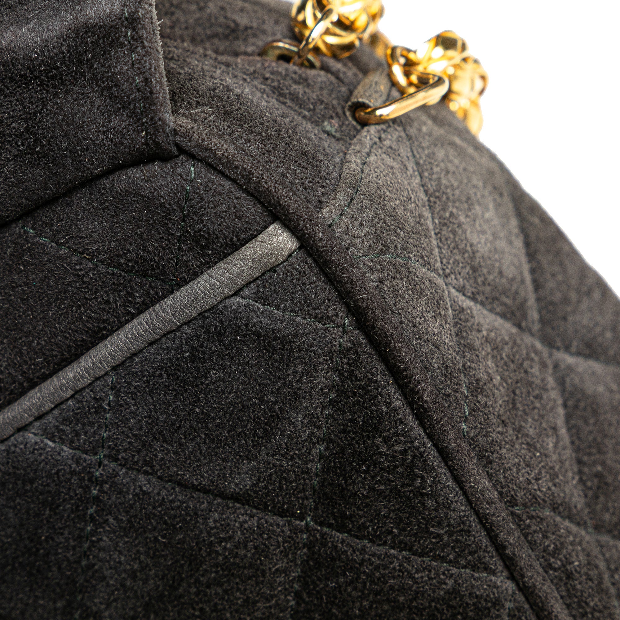 Chanel CC Quilted Suede Tassel Camera Bag - image 10