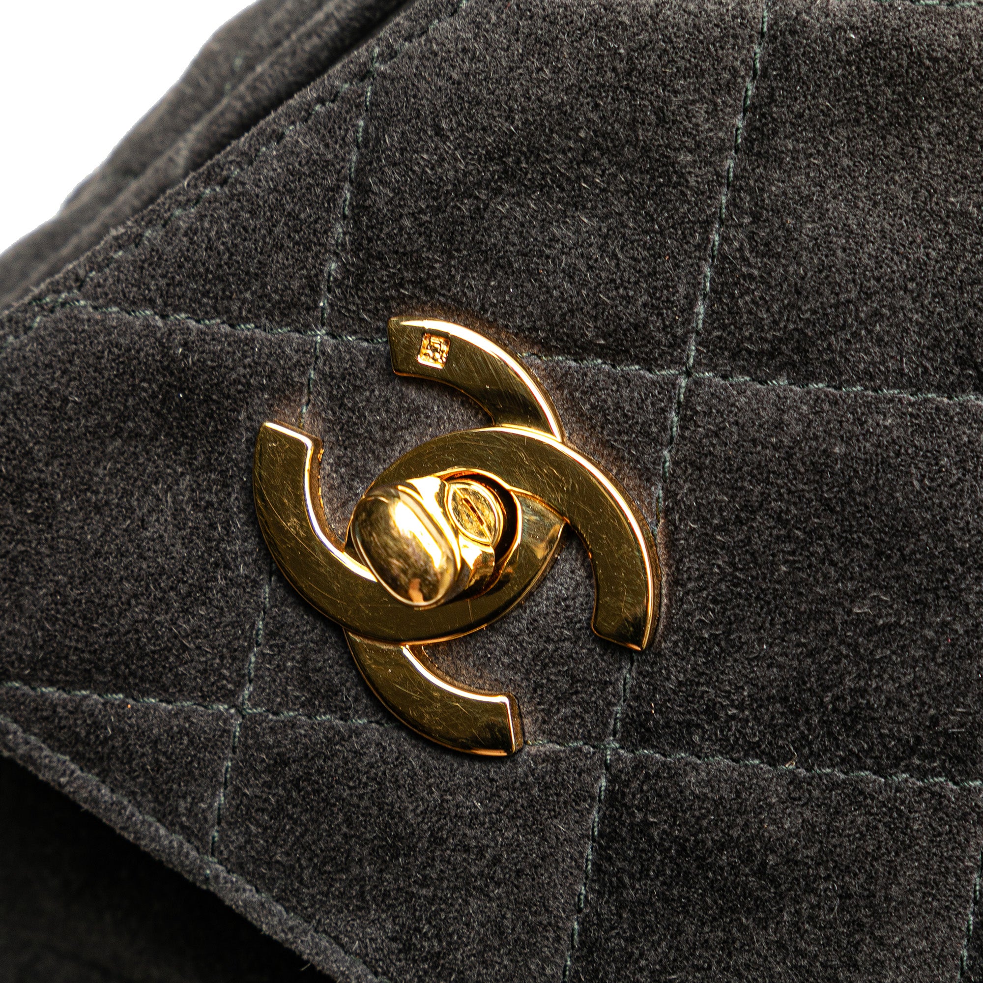 Chanel CC Quilted Suede Tassel Camera Bag - image 11