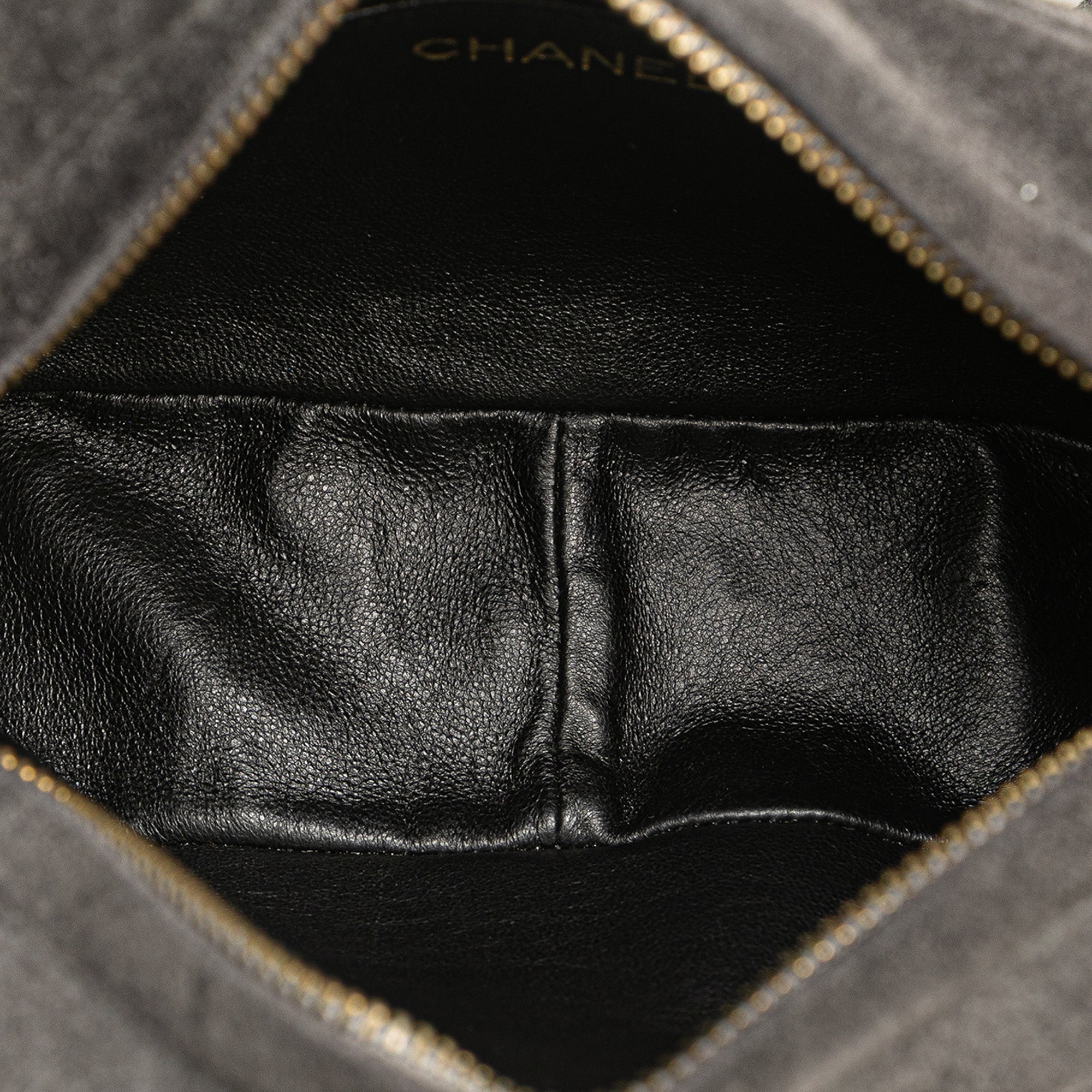 Chanel CC Quilted Suede Tassel Camera Bag - image 4