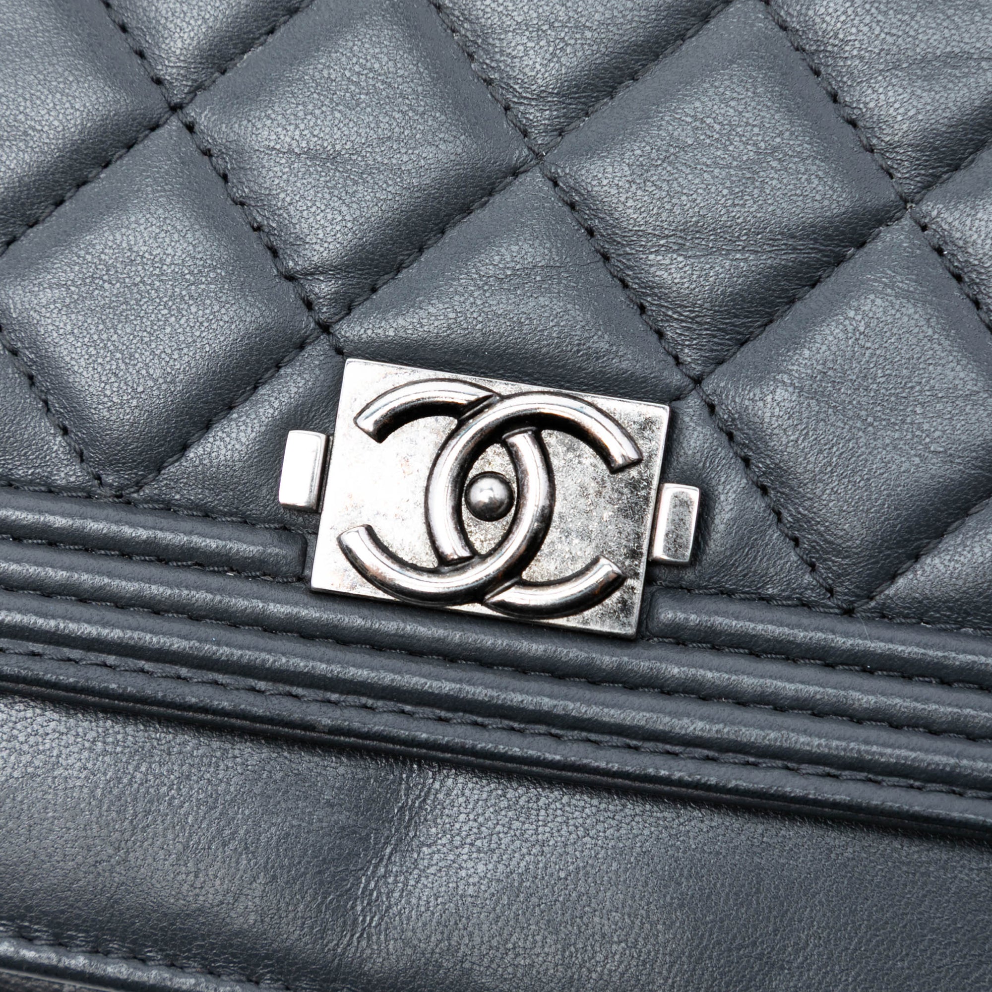 Chanel Quilted Lambskin Boy Wallet On Chain - image 5