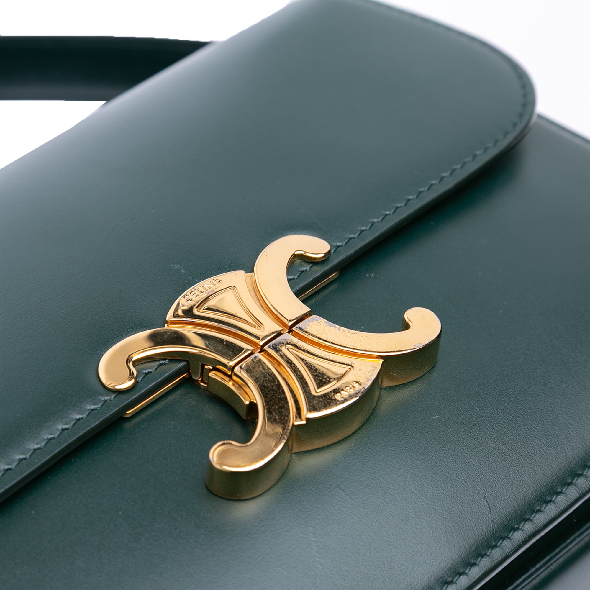 Celine Classique Shiny Calfskin Triomphe Crossbody - image 6
