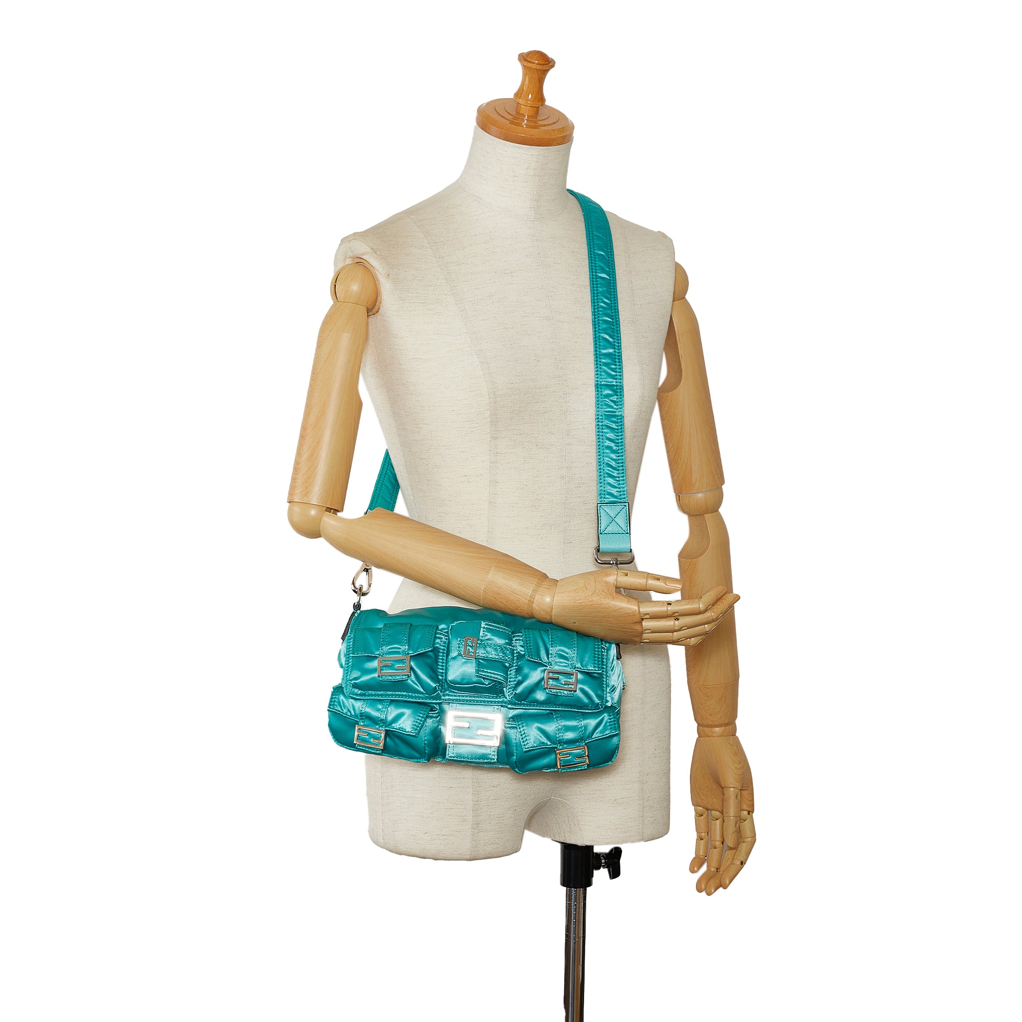 Fendi Nylon Multipocket Baguette - image 10