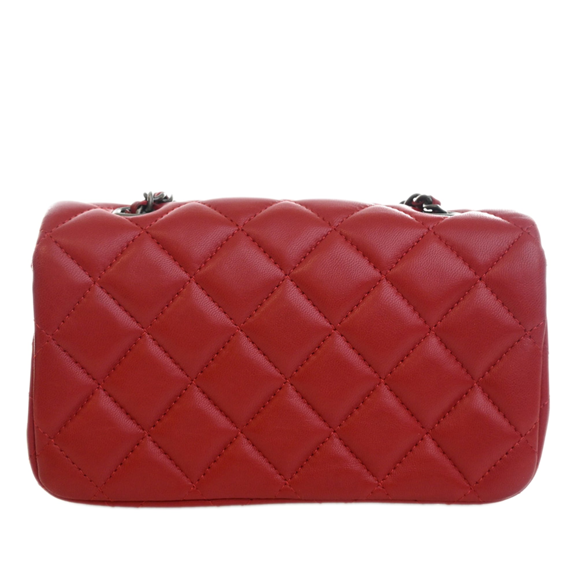Chanel Extra Mini Rectangular Classic Lambskin Single Flap - image 2