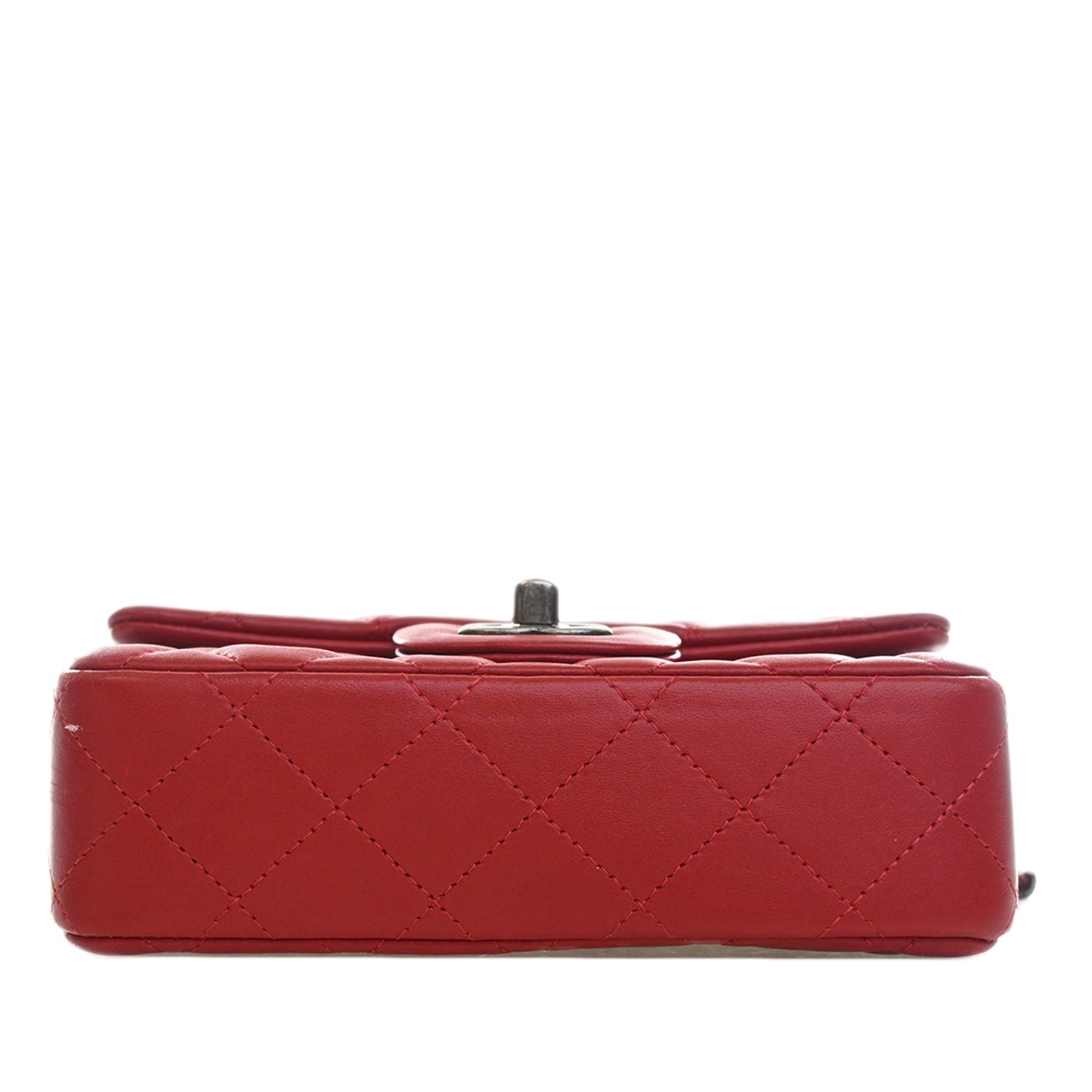 Chanel Extra Mini Rectangular Classic Lambskin Single Flap - image 5