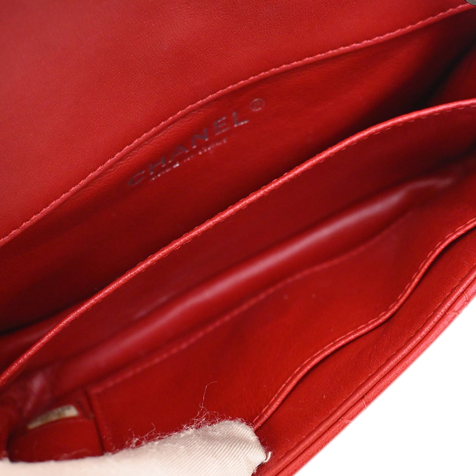 Chanel Extra Mini Rectangular Classic Lambskin Single Flap - image 8