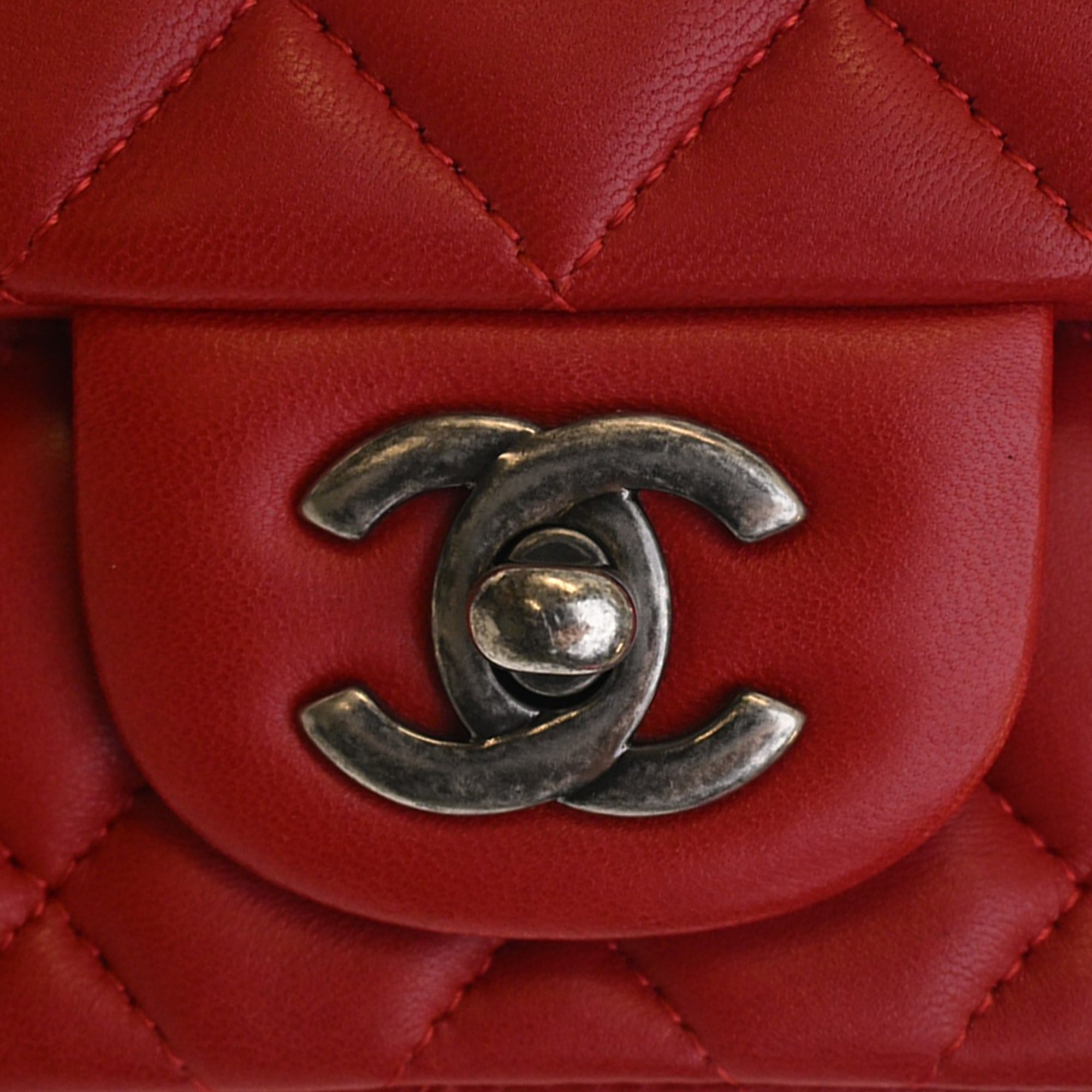 Chanel Extra Mini Rectangular Classic Lambskin Single Flap - image 9