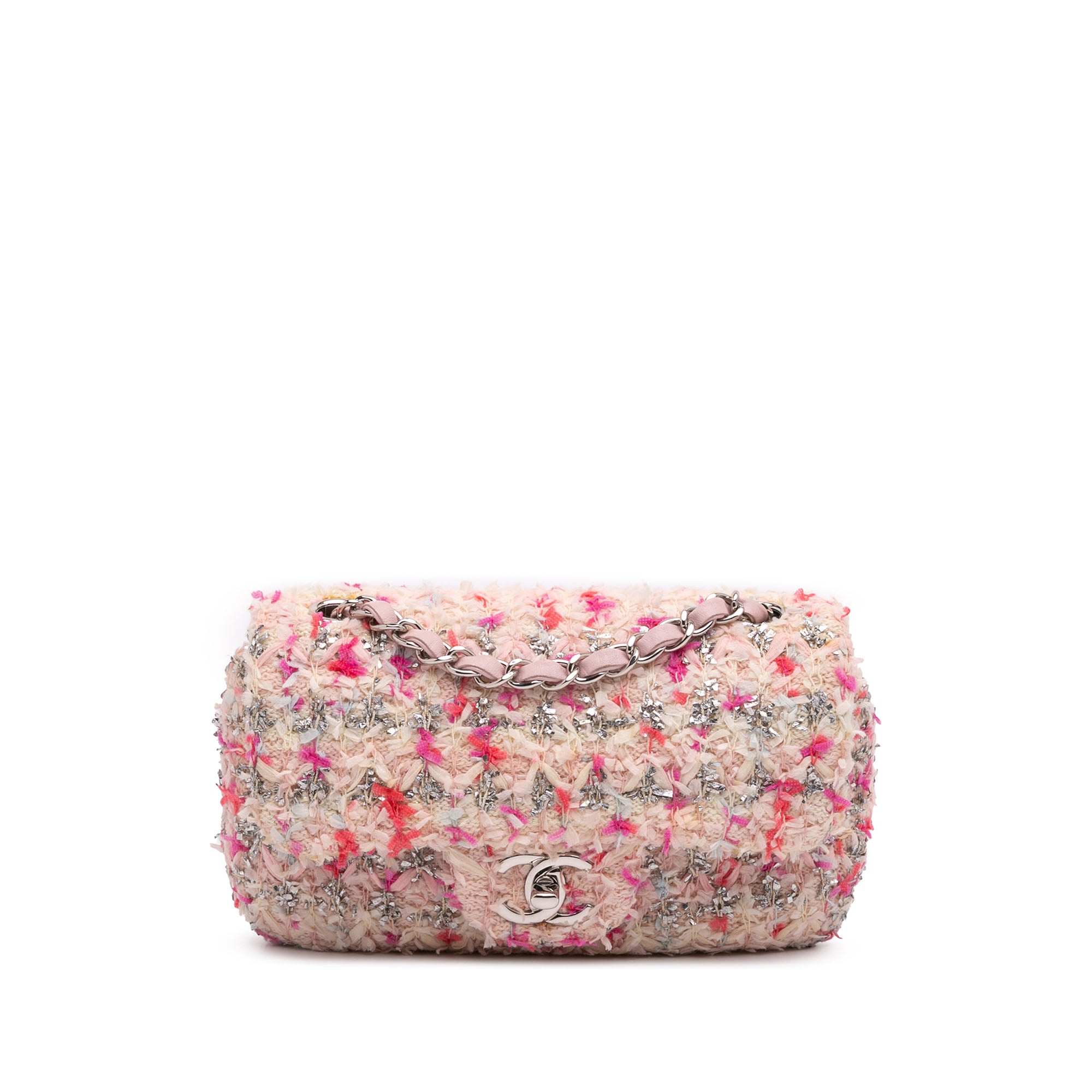 Chanel Mini Rectangular Classic Tweed Single Flap - image 1