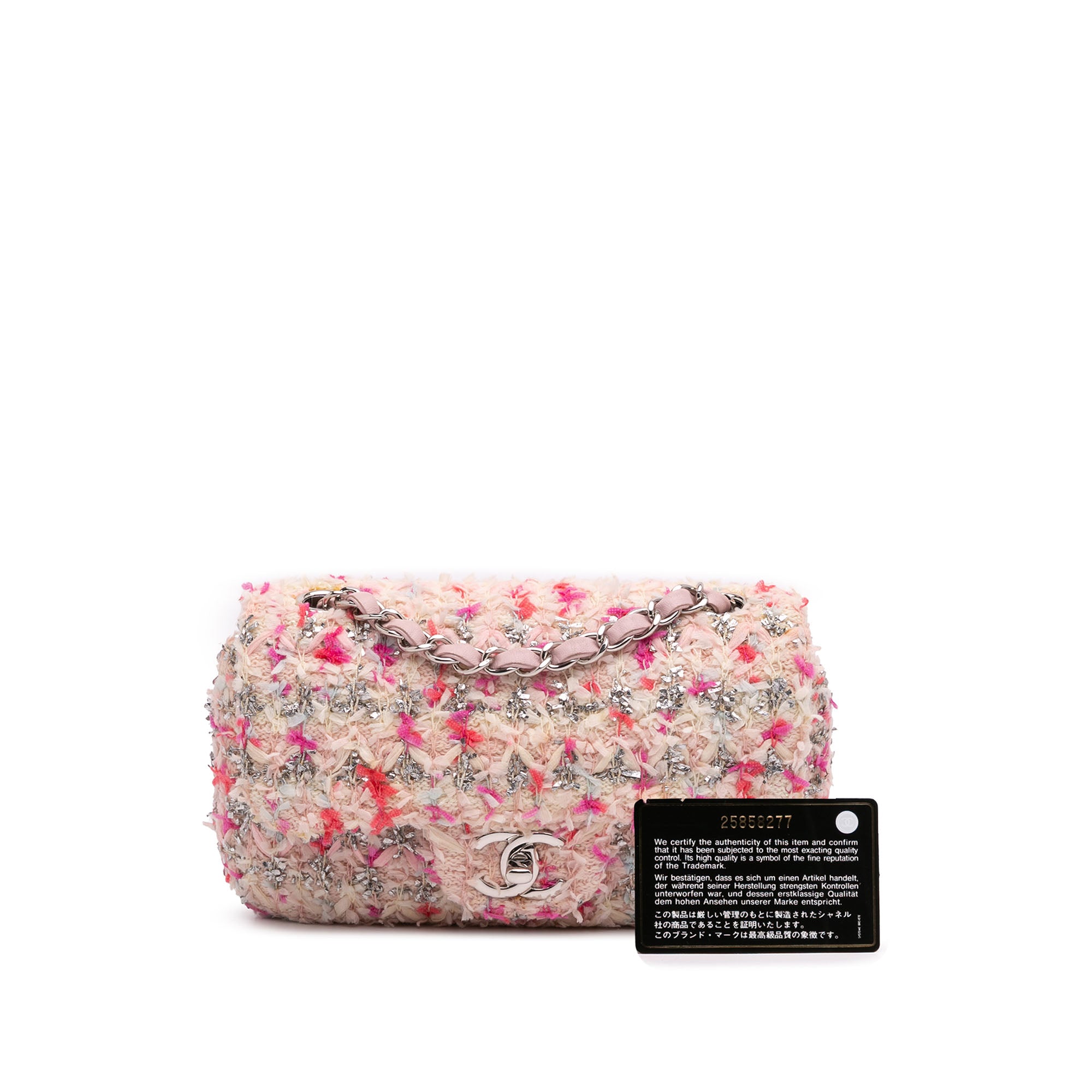 Chanel Mini Rectangular Classic Tweed Single Flap - image 10