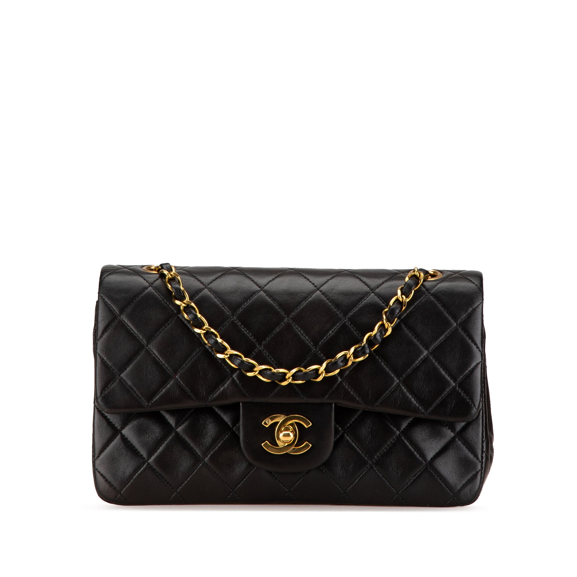 Chanel Small Classic Lambskin Double Flap - image 1