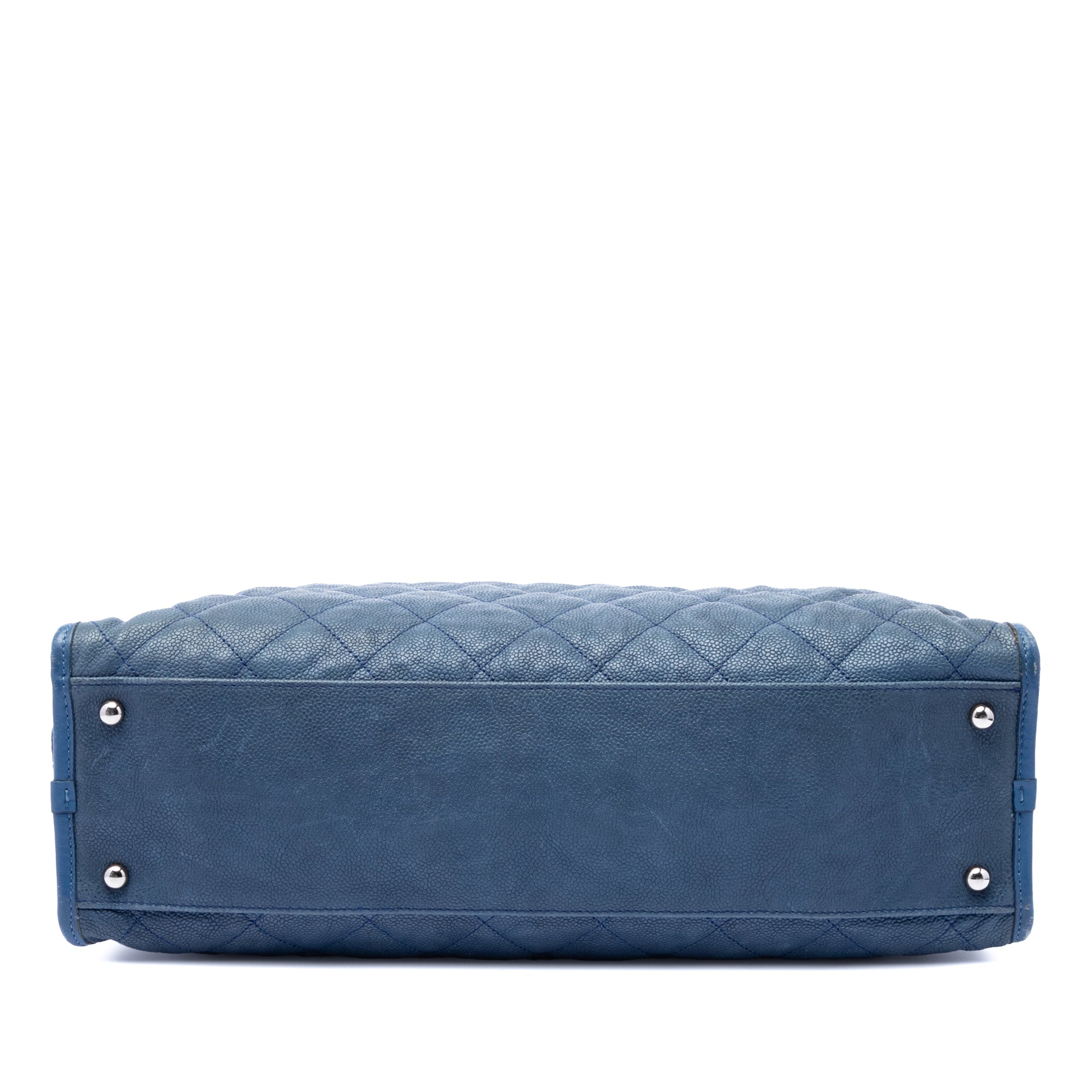 Chanel Quilted Caviar French Riviera Tote - image 3