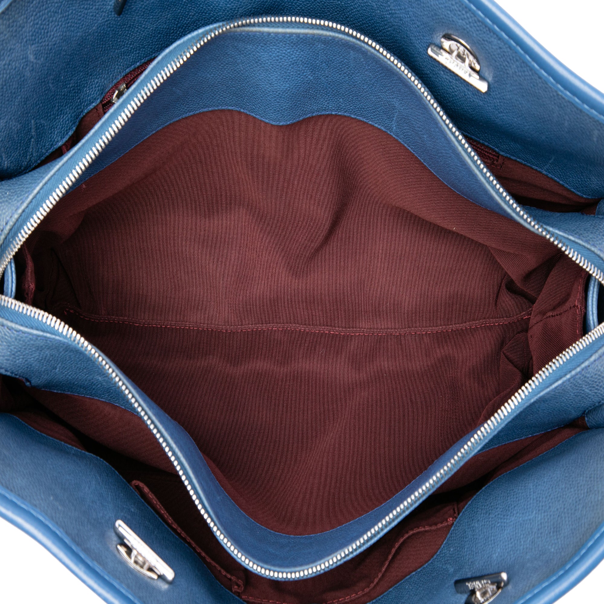 Chanel Quilted Caviar French Riviera Tote - image 4