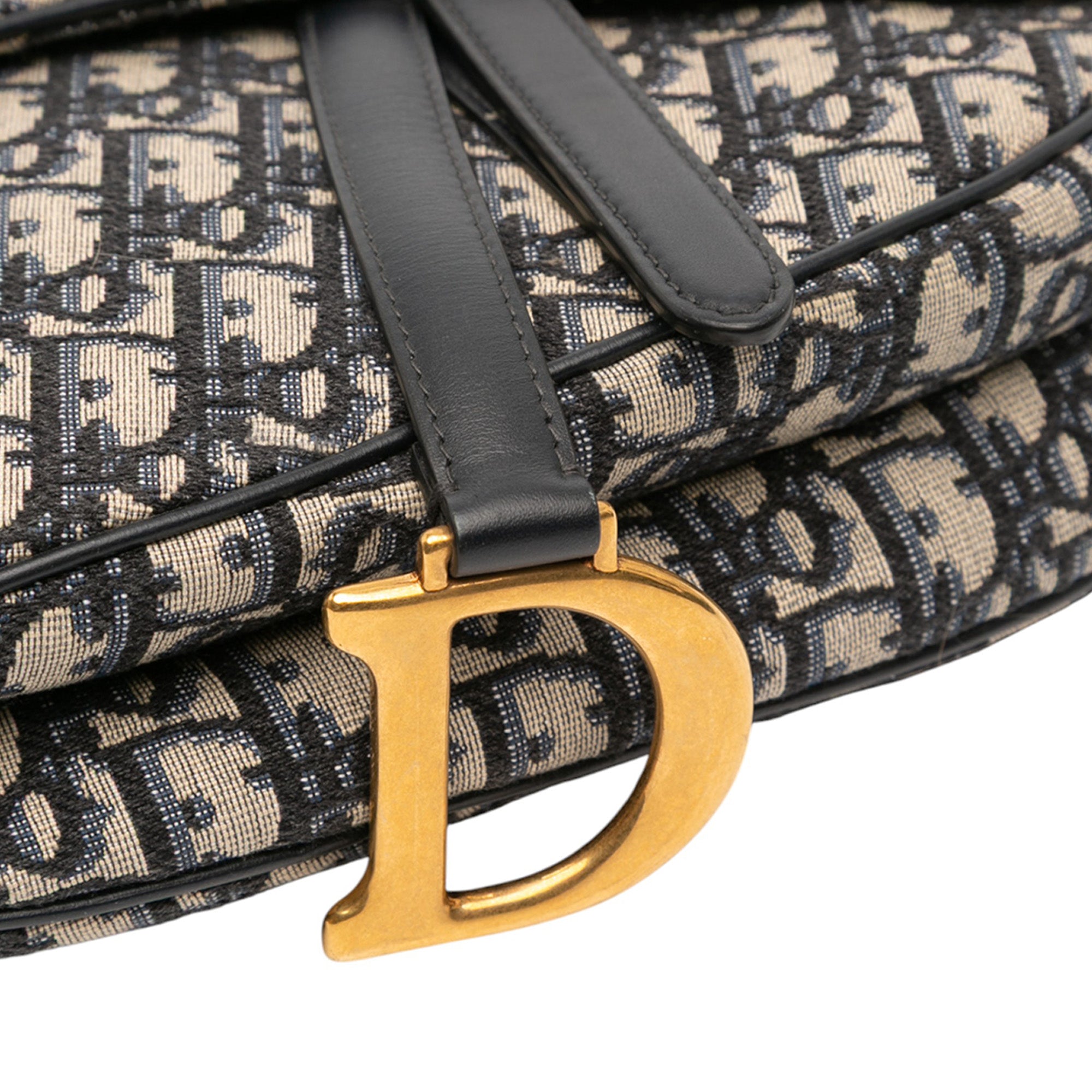 Dior Oblique Canvas Saddle Bag - image 7