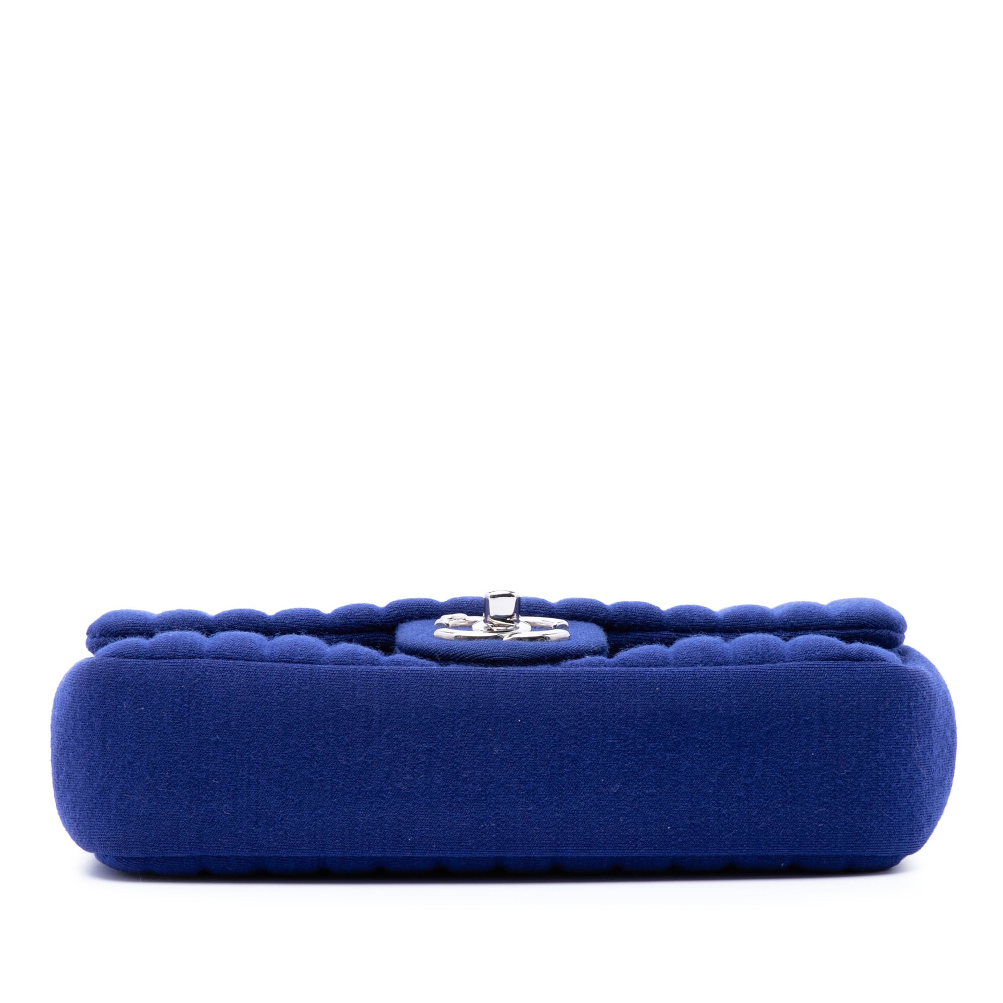 Chanel Mini Vertical Quilted Jersey Single Flap - image 3