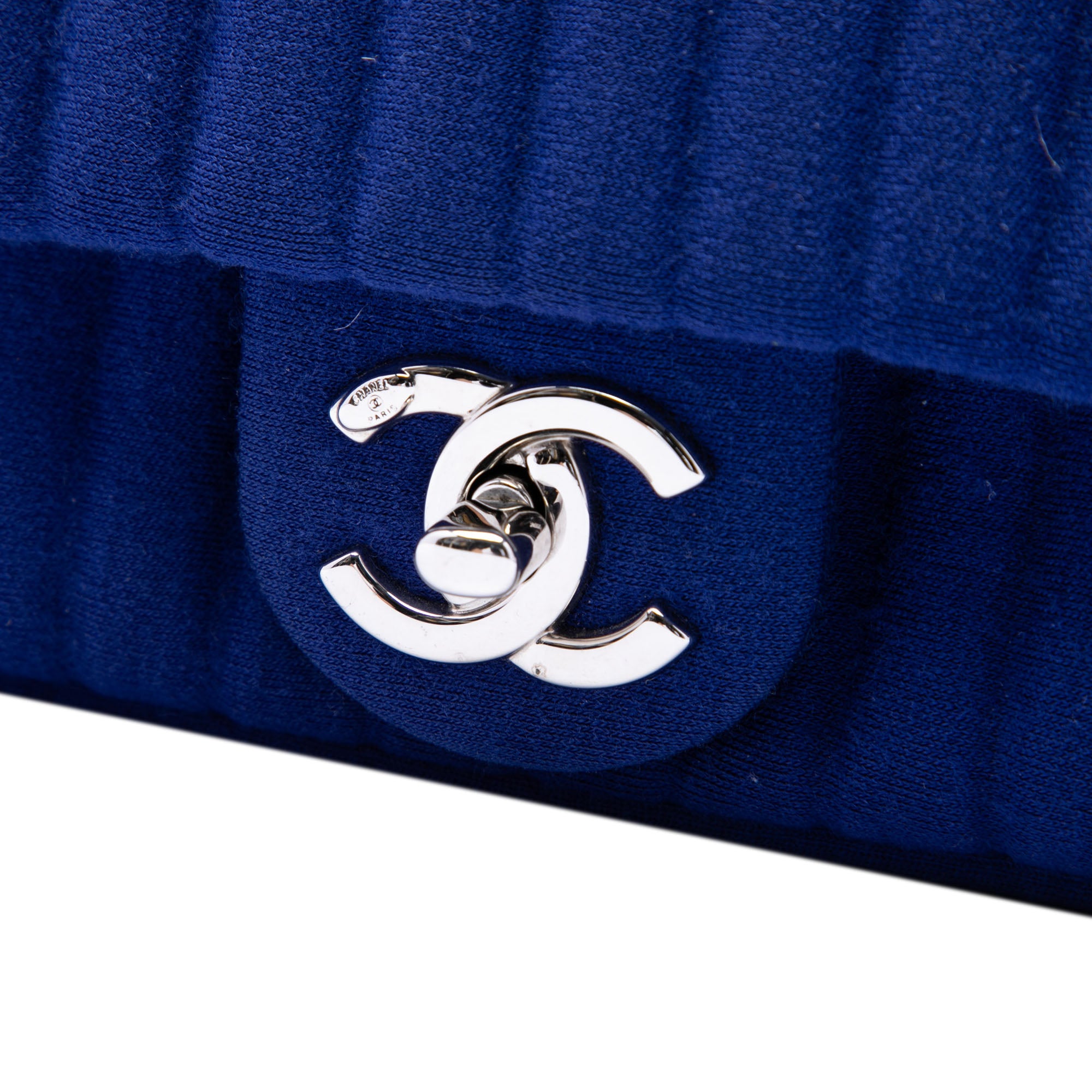 Chanel Mini Vertical Quilted Jersey Single Flap - image 5