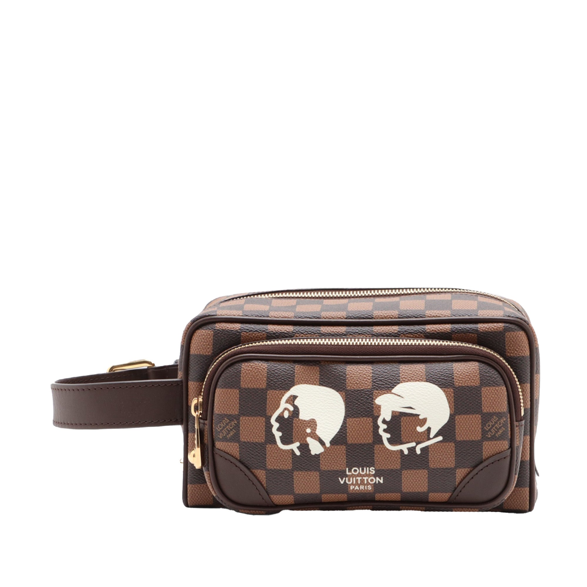 Louis Vuitton Nigo Damier Ebene Phriendship Dopp Kit - image 1