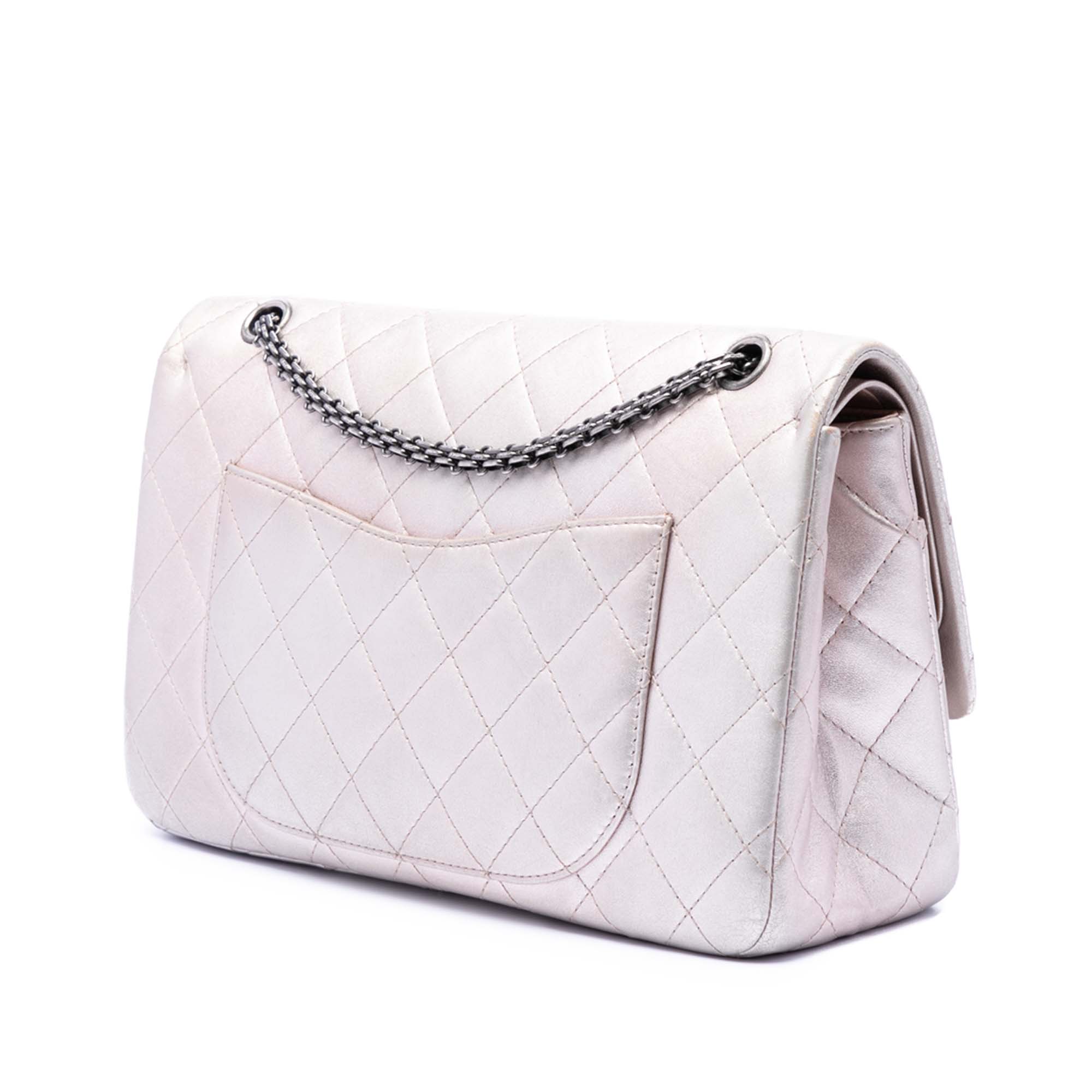 Chanel Quilted Iridescent Lambskin Reissue 2.55 Double Flap 227 - image 2
