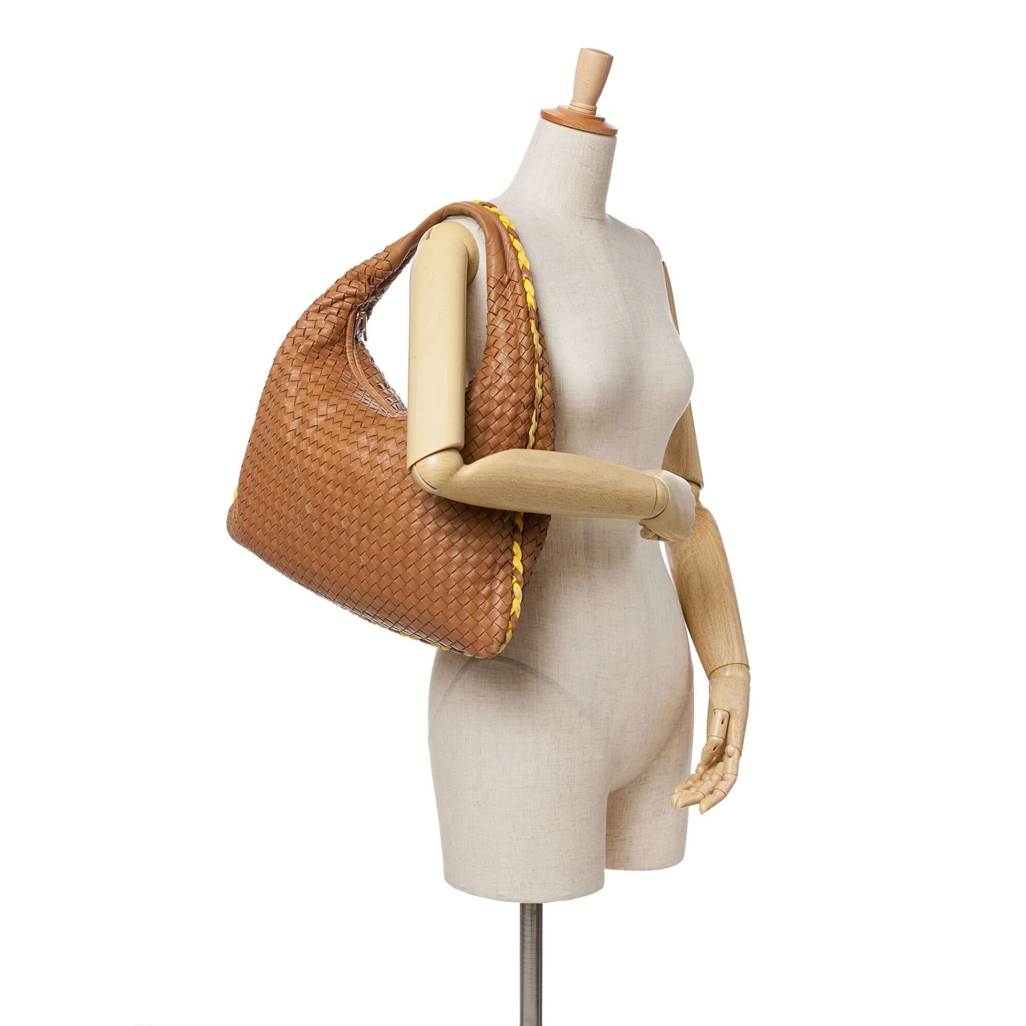 Bottega Veneta Woven Leather Hobo Bag