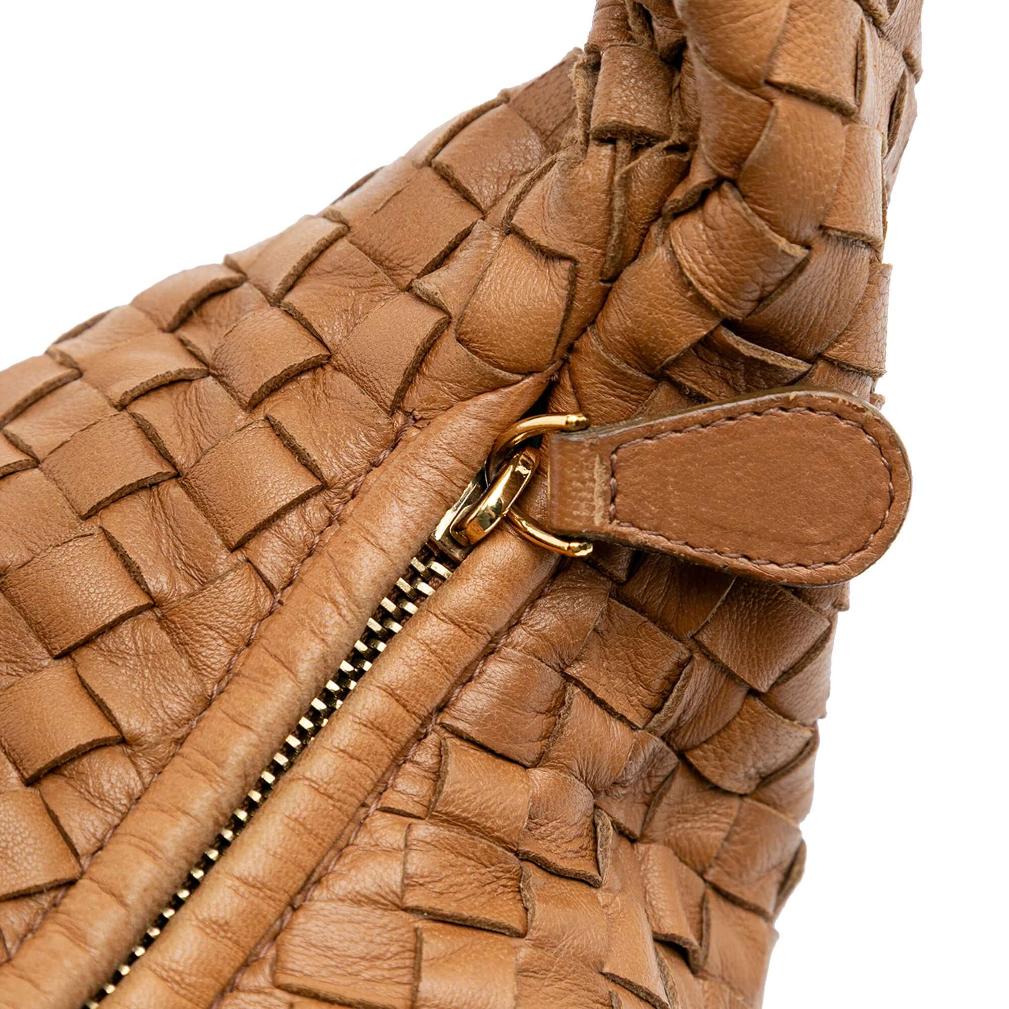 Bottega Veneta Woven Leather Hobo Bag