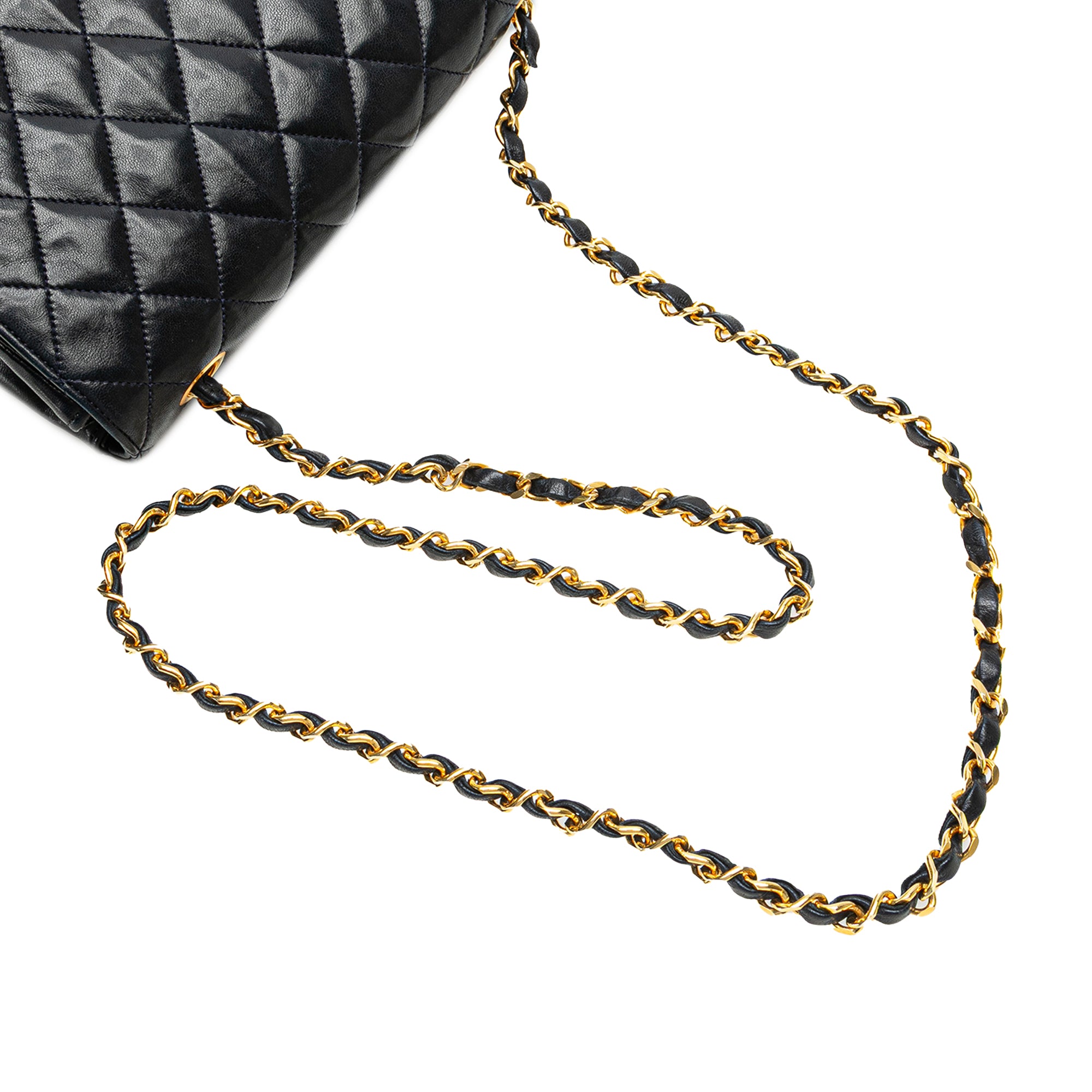 Chanel CC Quilted Lambskin Round Flap - image 11