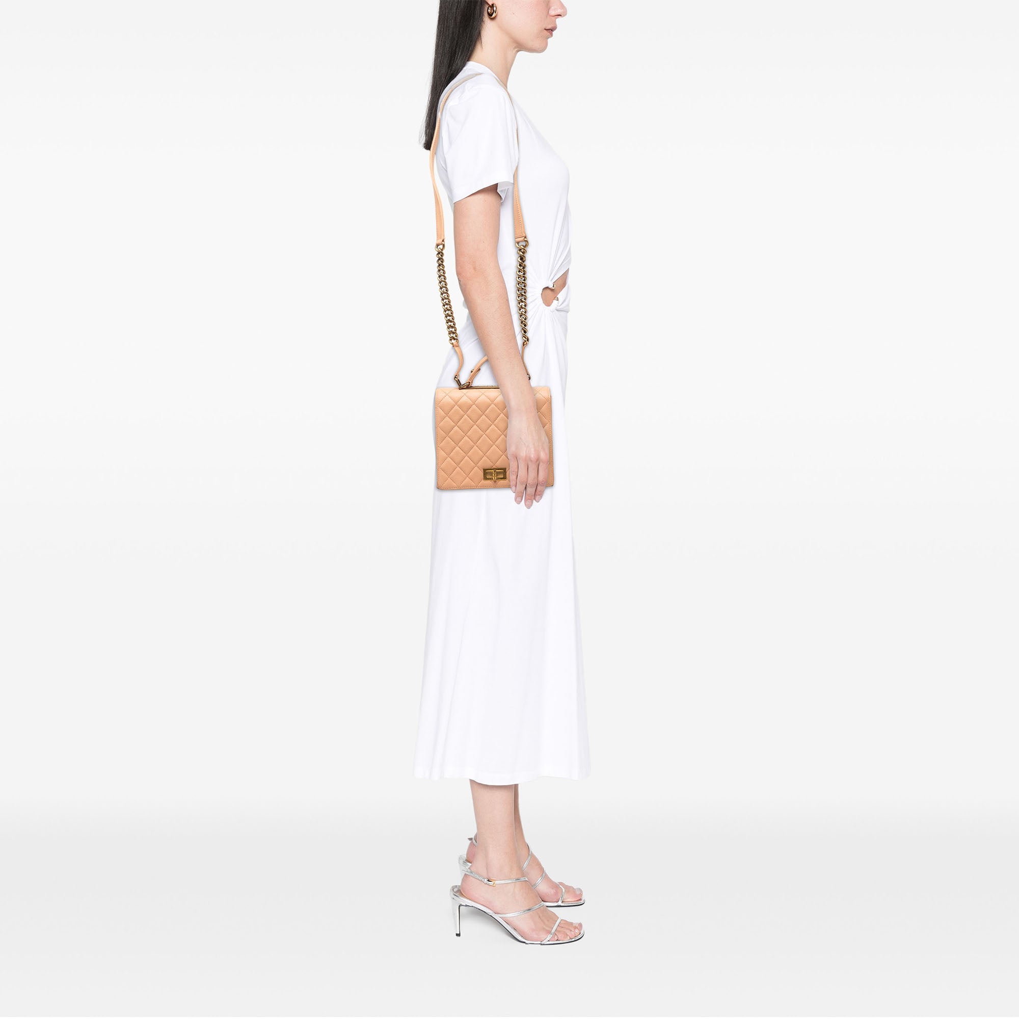 Chanel Large Quilted Goatskin Reissue 2.55 Rita Top Handle Flap - image 6