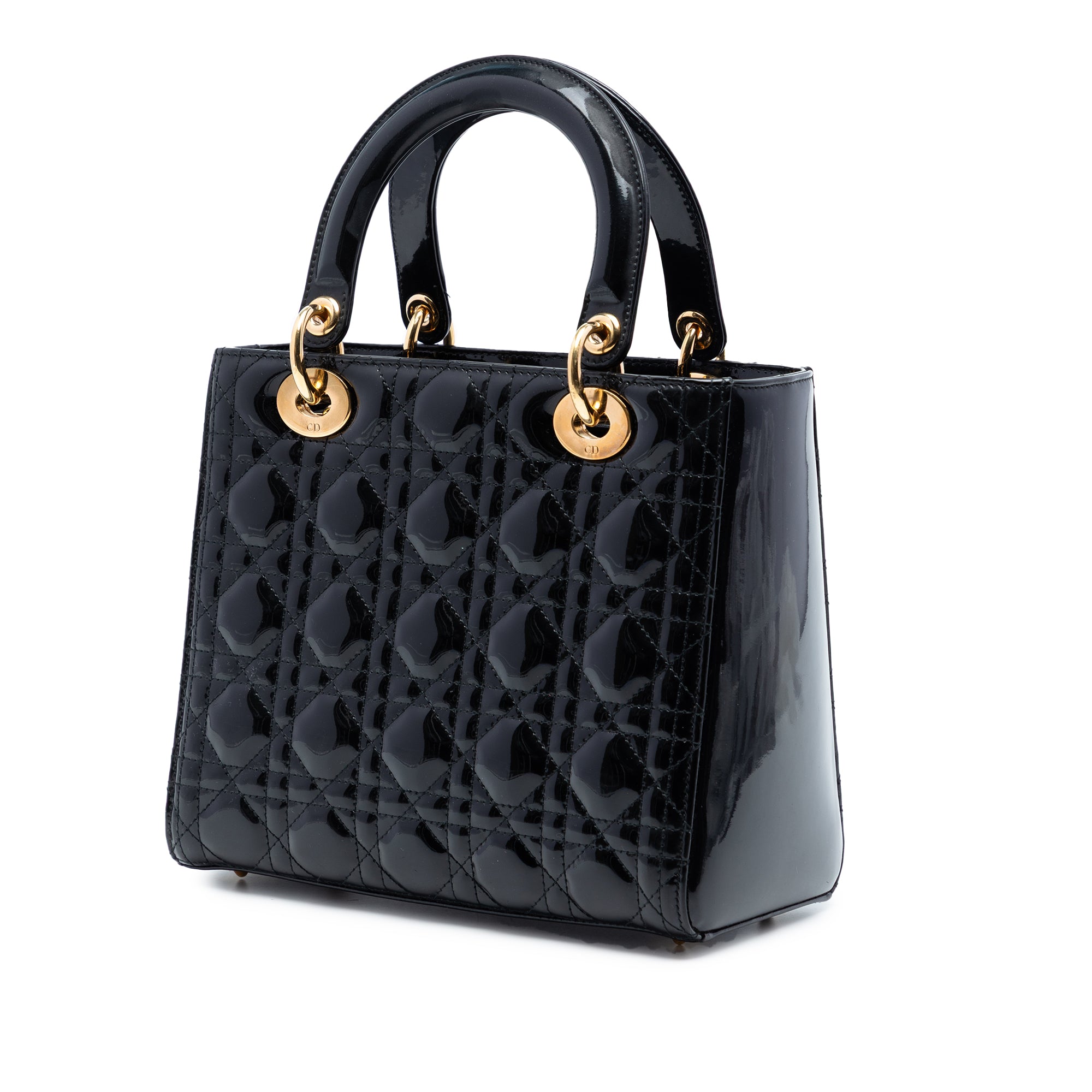 Dior Medium Patent Cannage Lady Dior - image 2