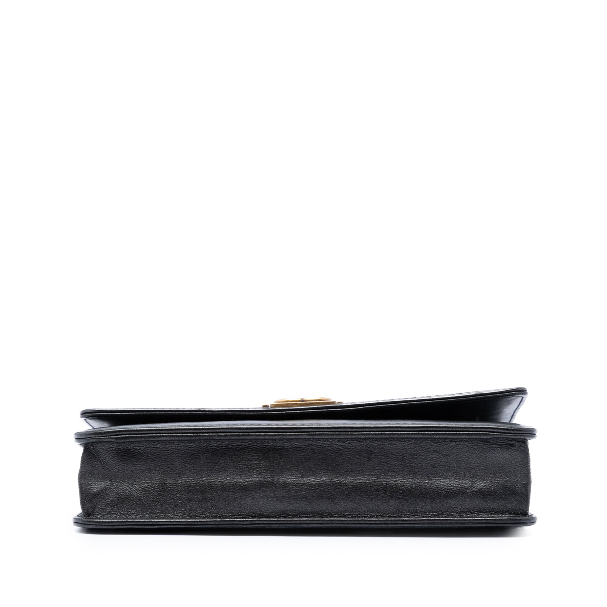 Chanel Quilted Lambskin Double Stitch Boy Wallet On Chain - image 3