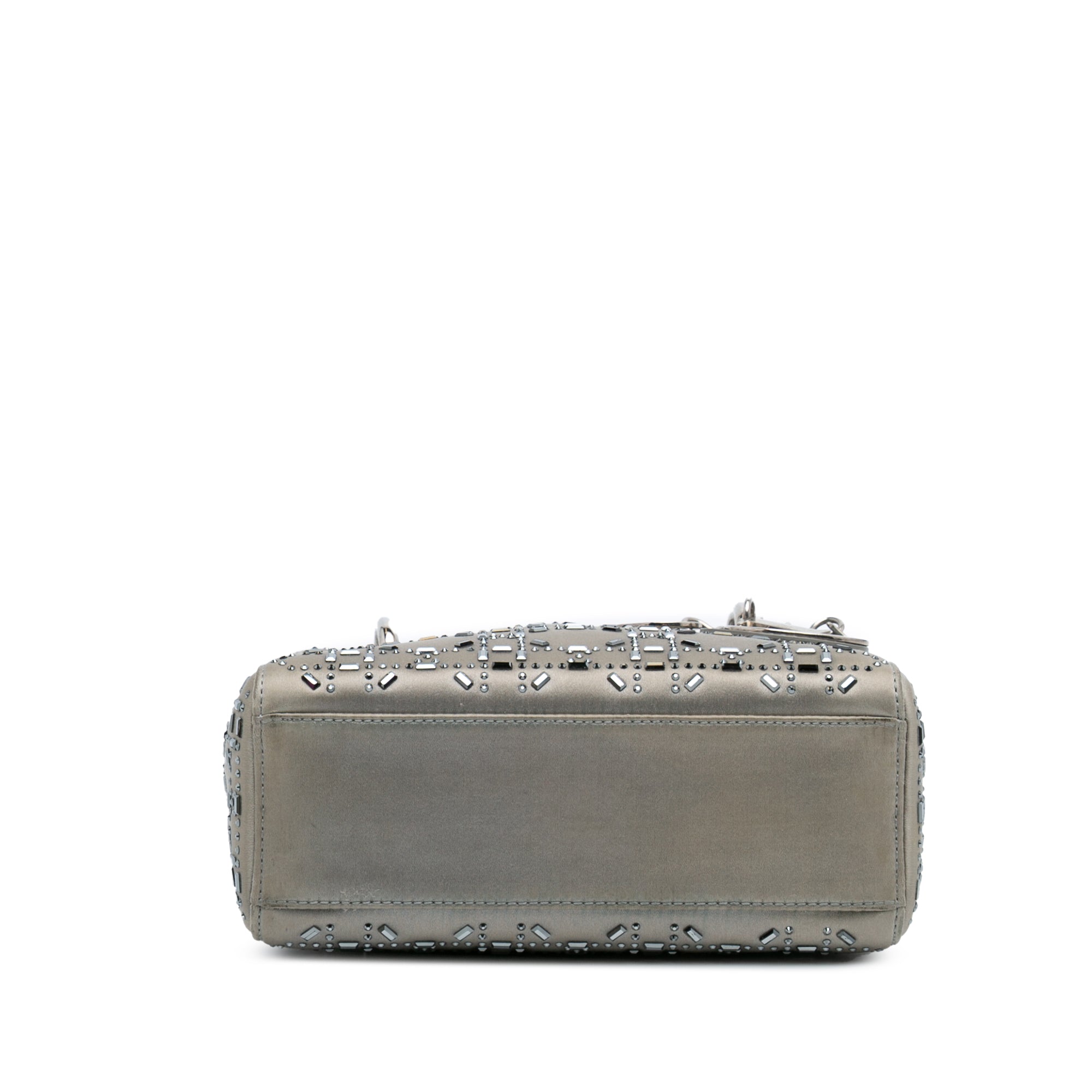 Dior Mini Satin Cannage Crystal Embellished Lady Dior - image 3