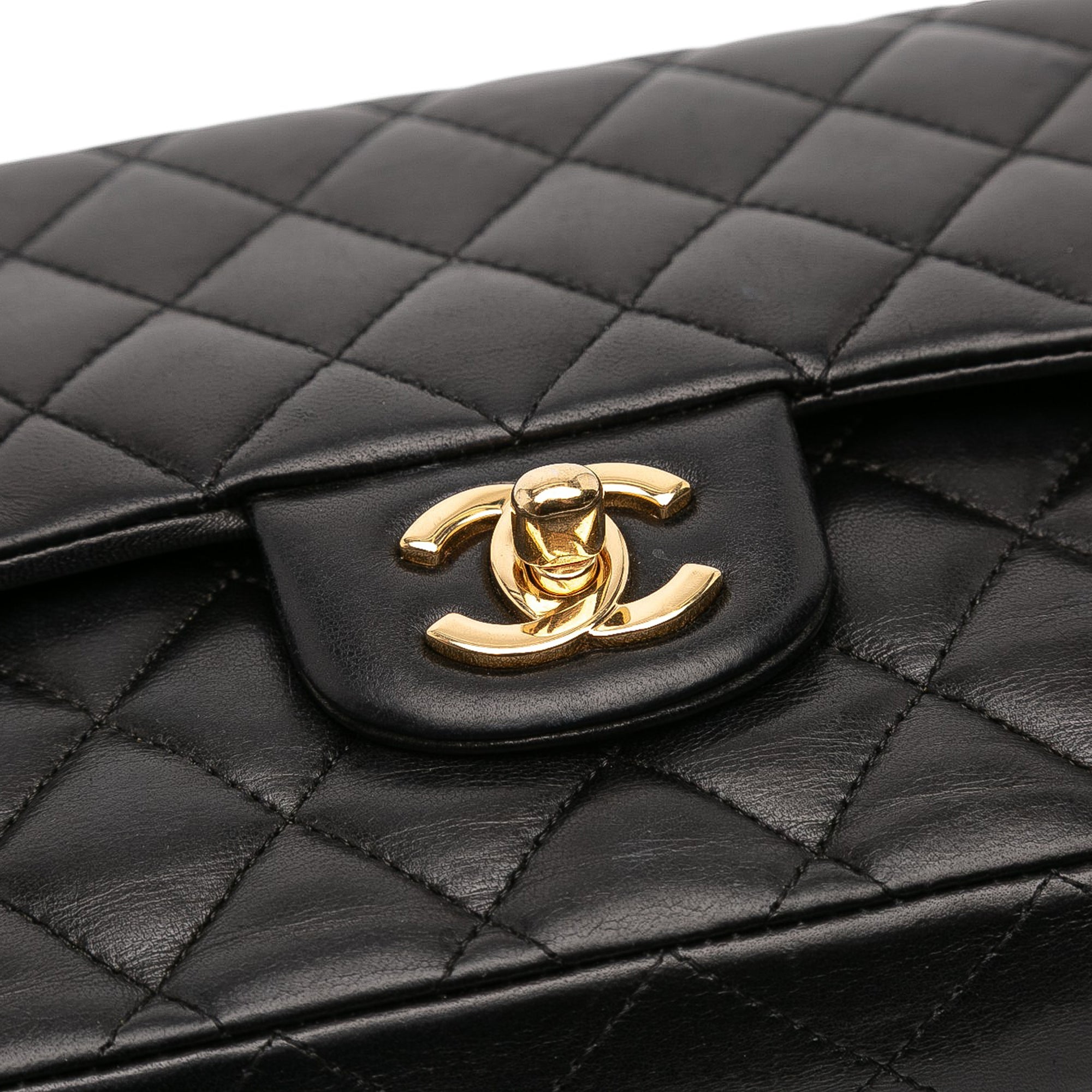Chanel Medium Classic Lambskin Double Flap - image 7