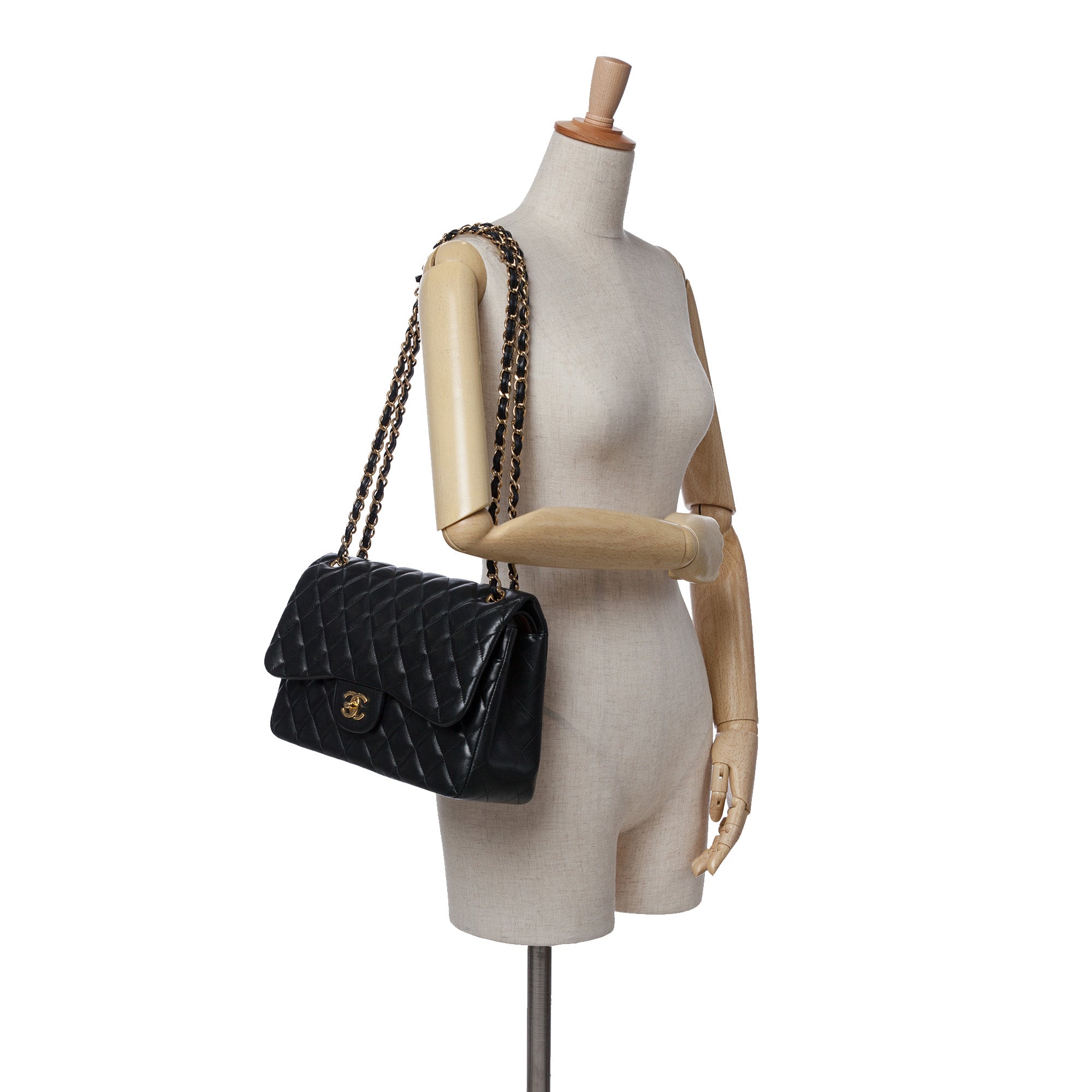 Chanel Jumbo Classic Lambskin Double Flap - image 11