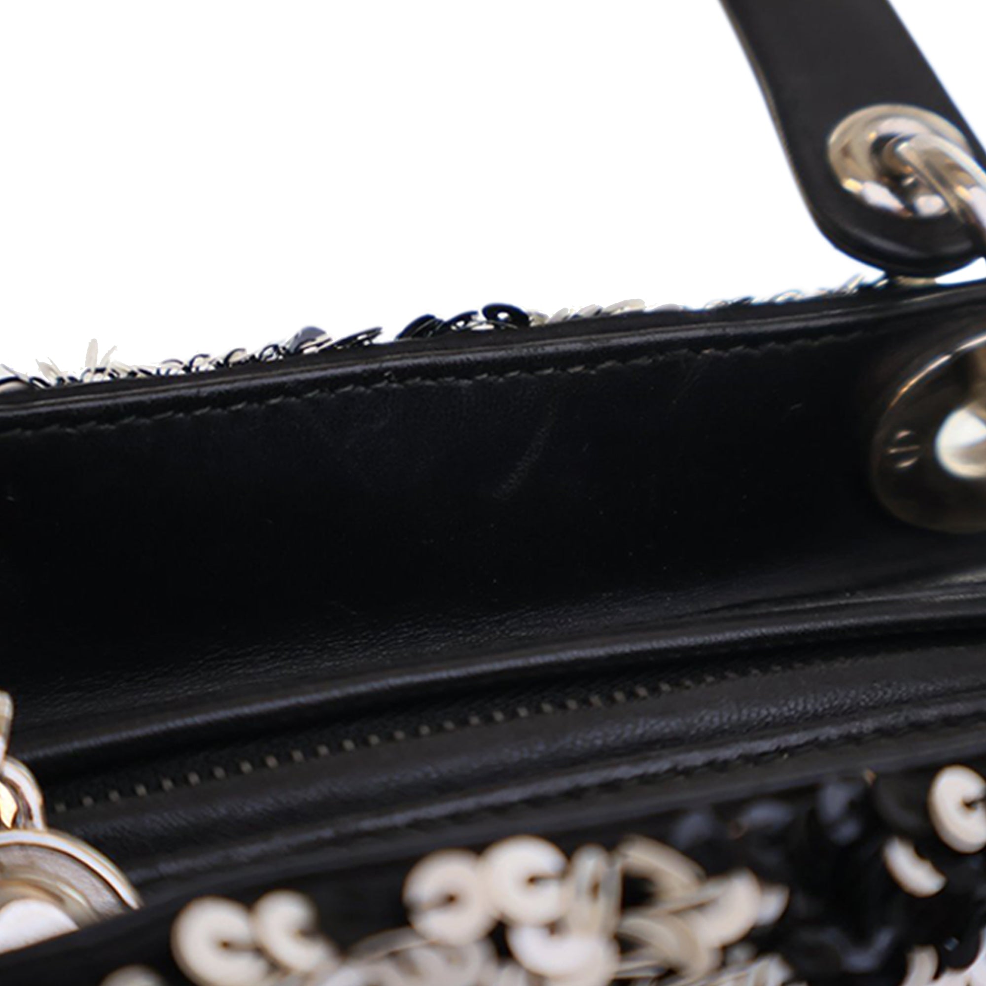 Dior Medium Lambskin Sequin Embellished Lady Dior - image 10