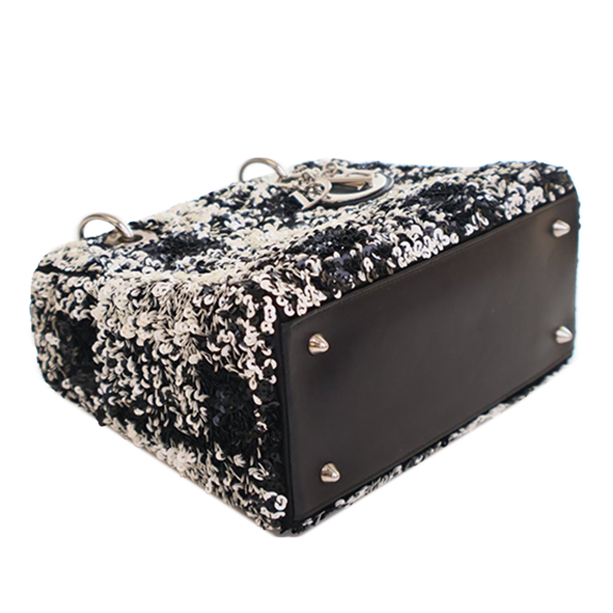 Dior Medium Lambskin Sequin Embellished Lady Dior - image 5