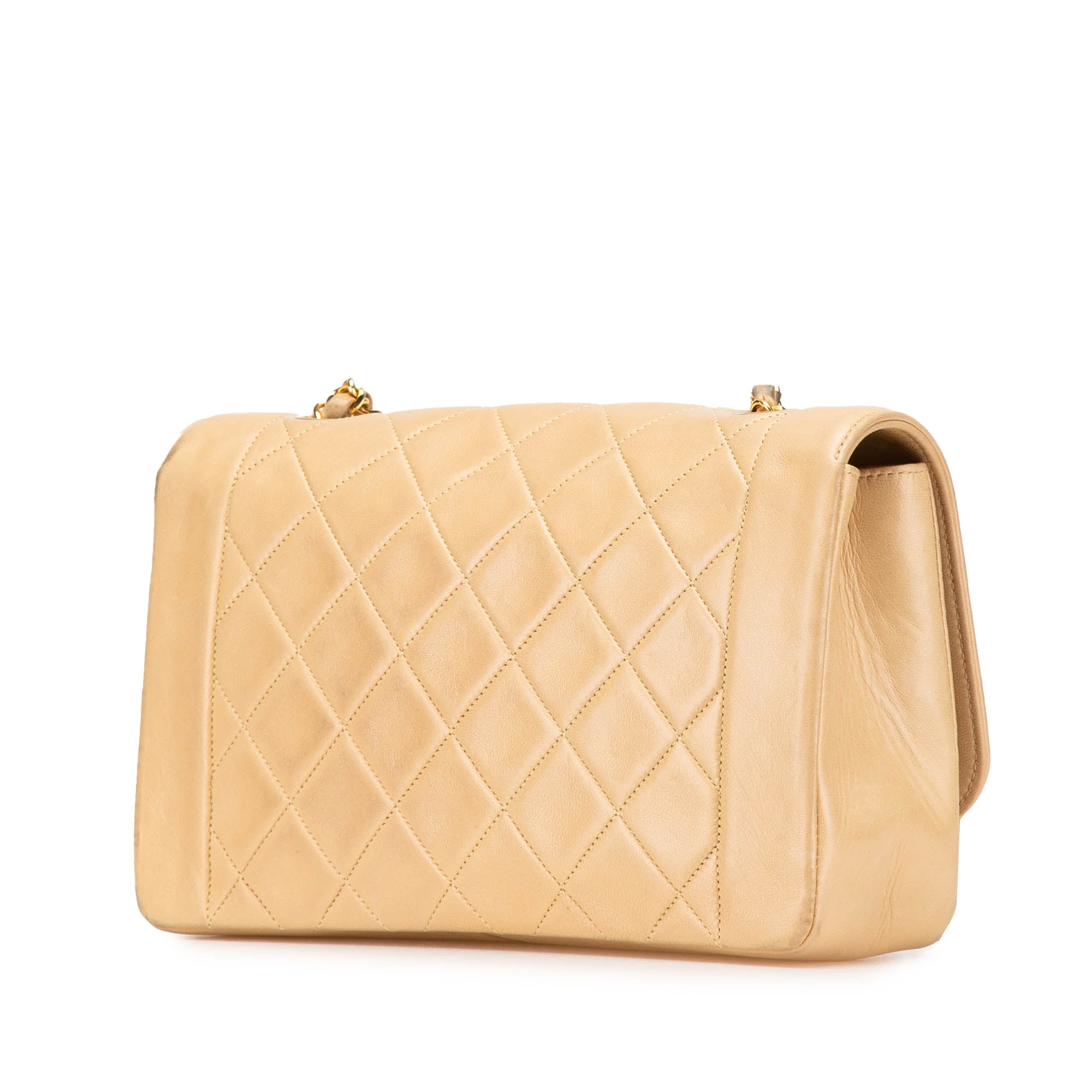 Chanel Medium Lambskin Diana Full Flap - image 2
