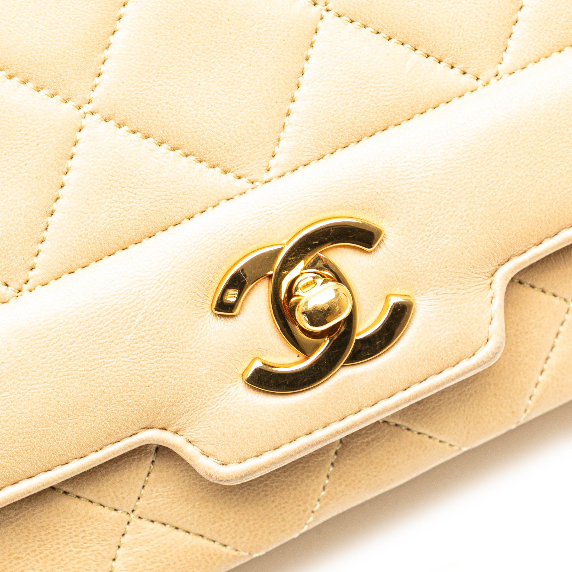 Chanel Medium Lambskin Diana Full Flap - image 7