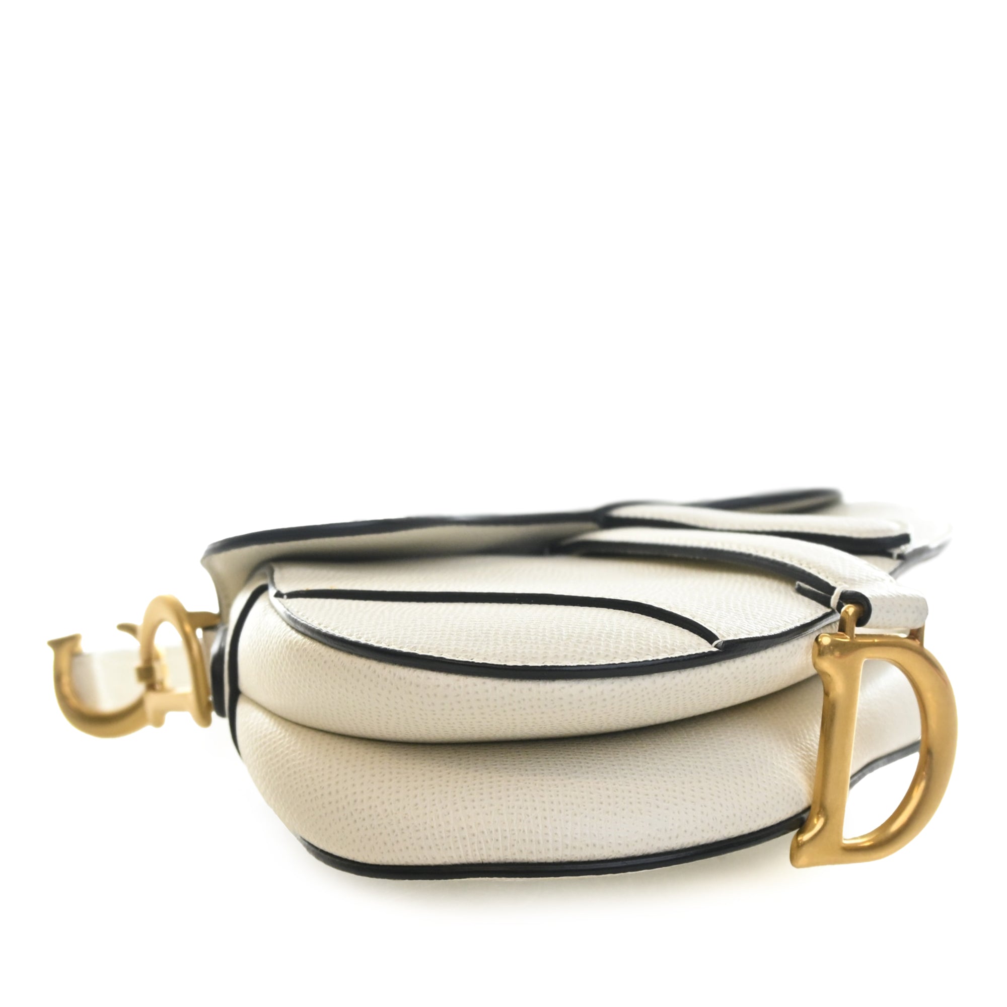 Dior Mini Grained Calfskin Saddle Bag - image 12