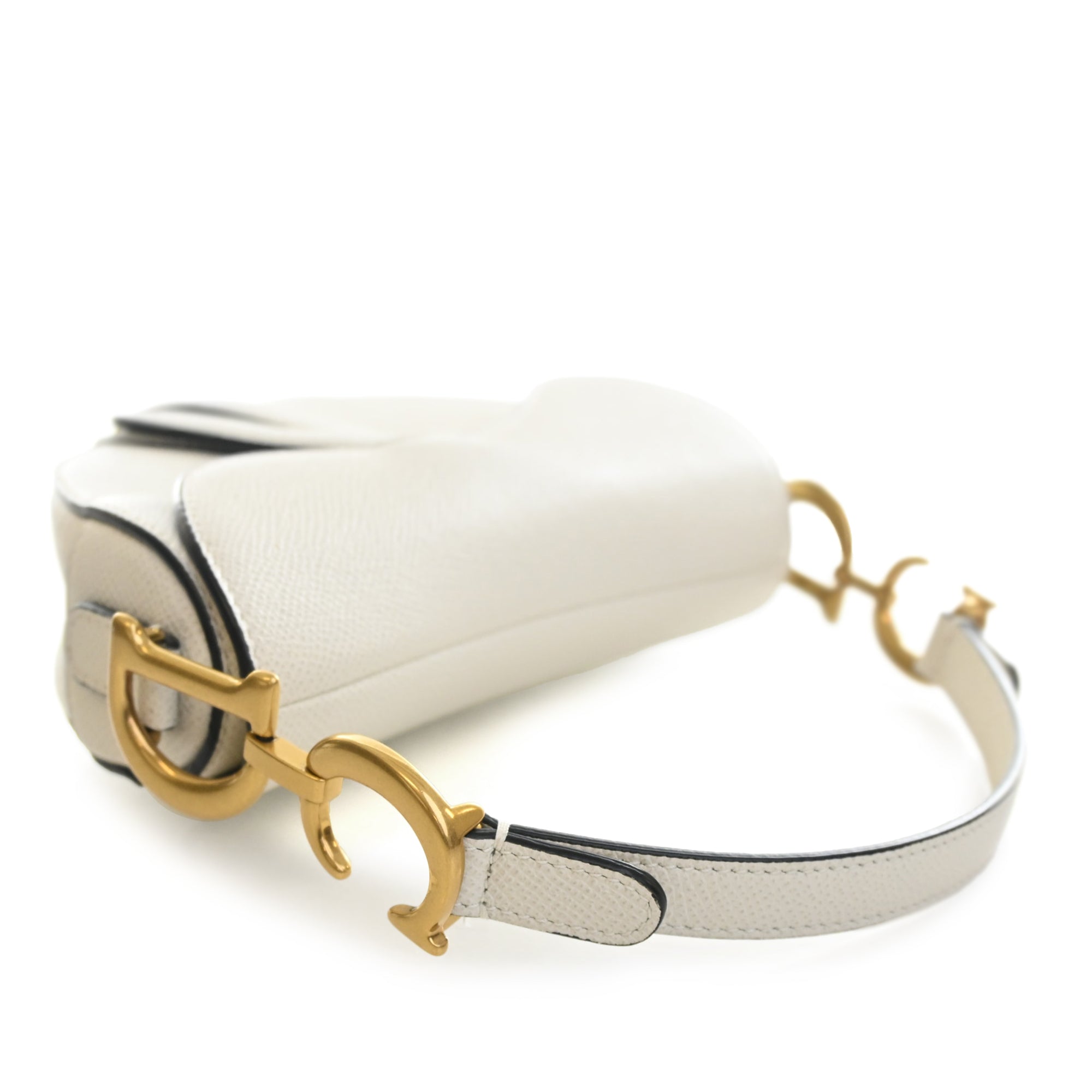 Dior Mini Grained Calfskin Saddle Bag - image 13
