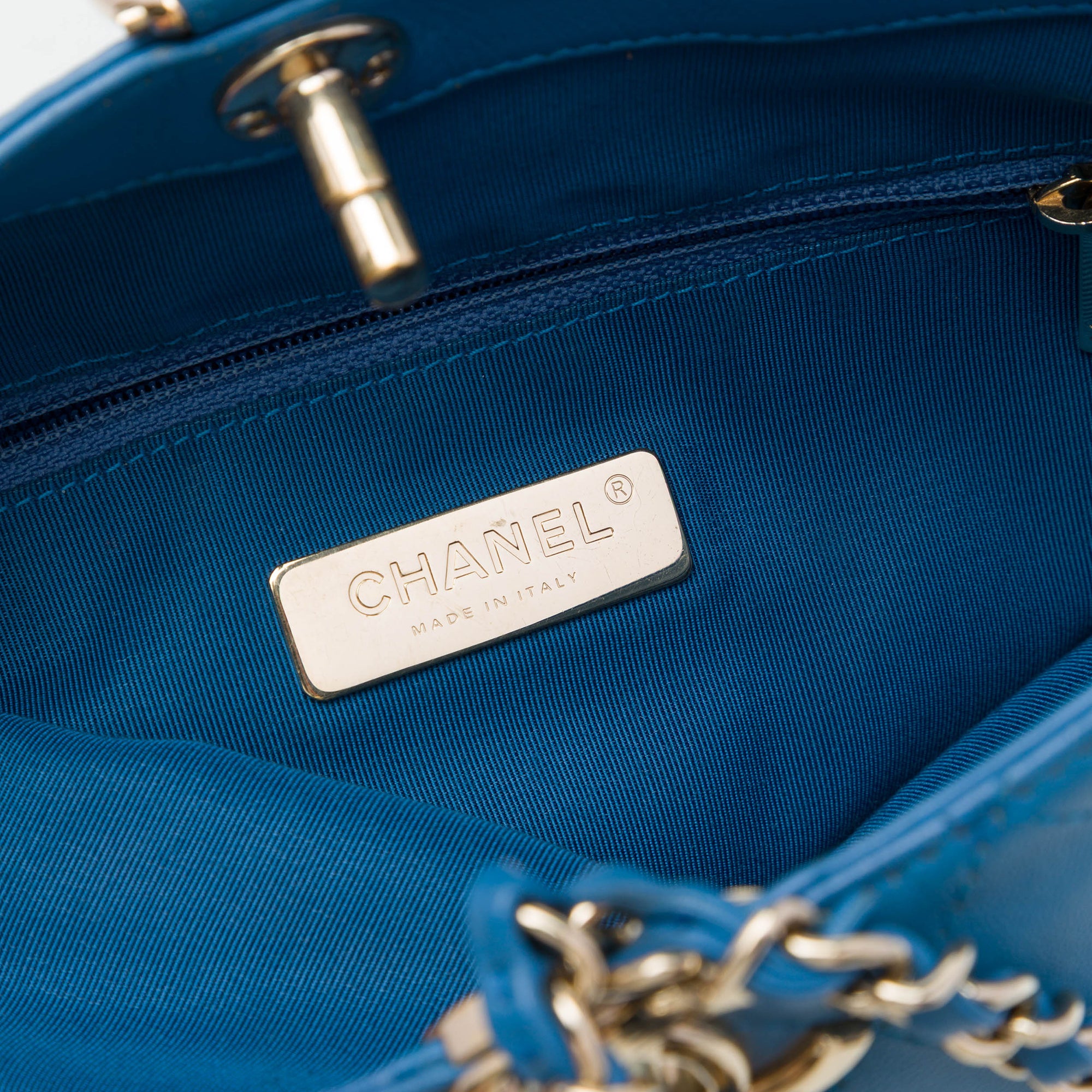 Chanel CC Quilted Calfskin Bucket Backpack - image 5