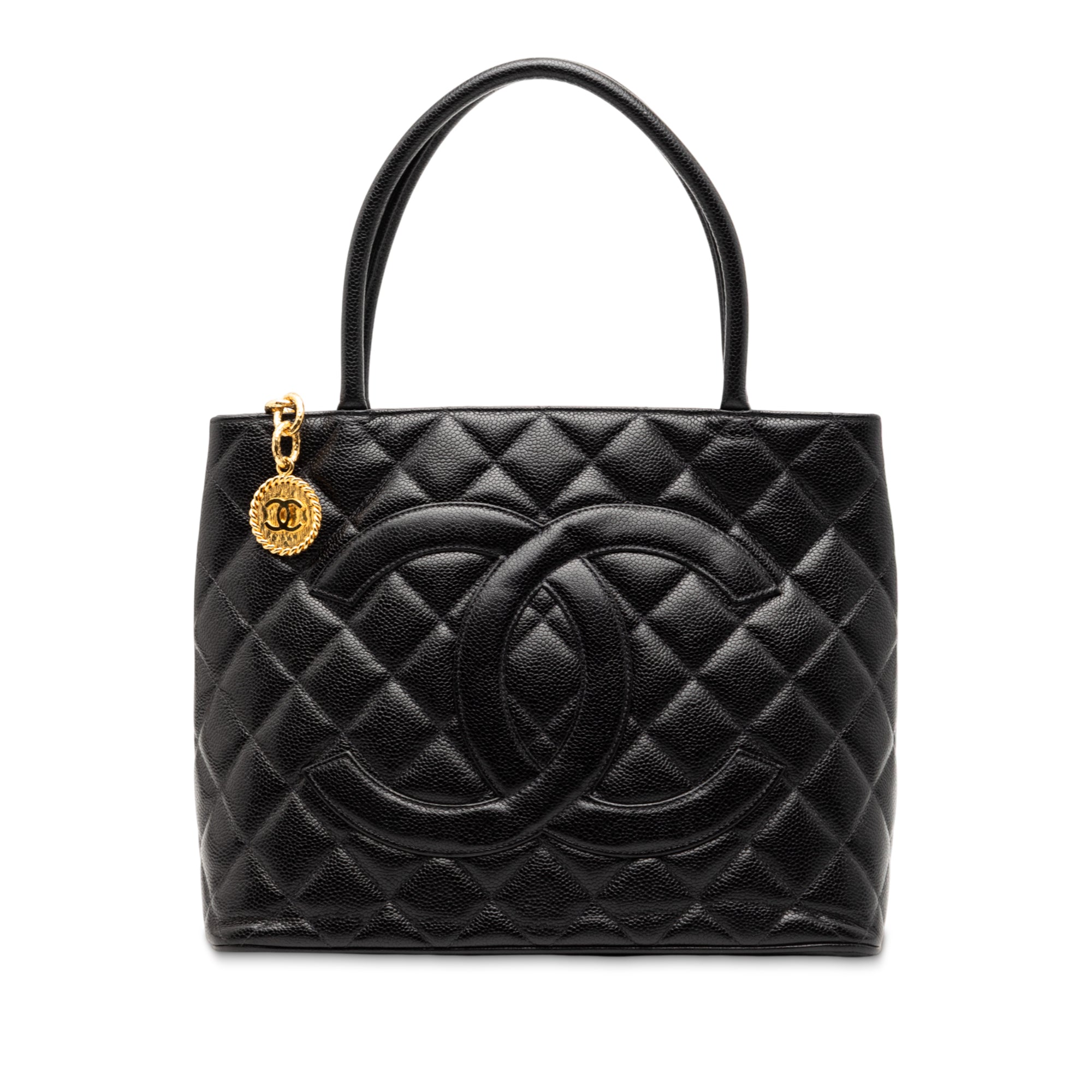 Chanel Caviar Medallion Tote - image 1
