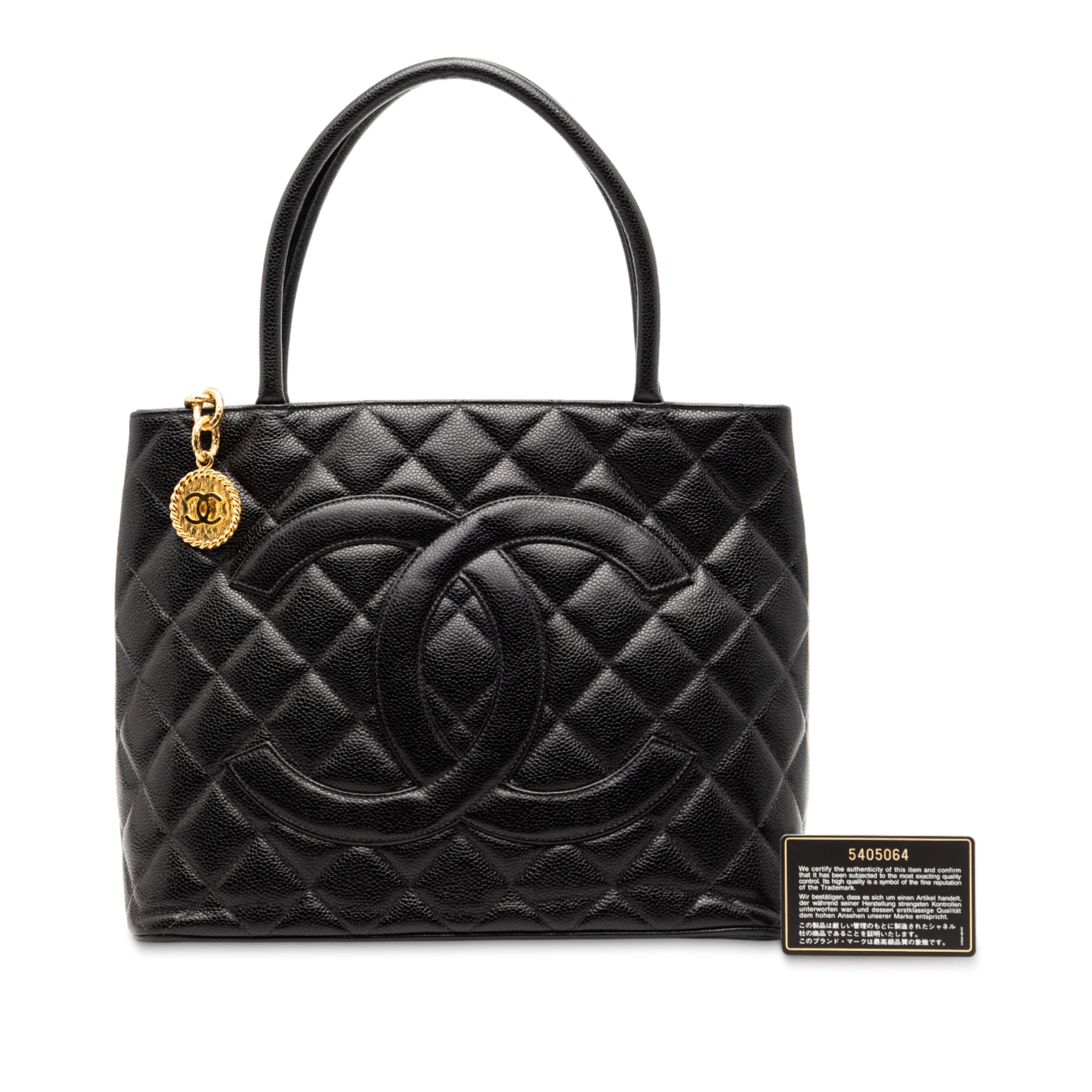 Chanel Caviar Medallion Tote - image 8