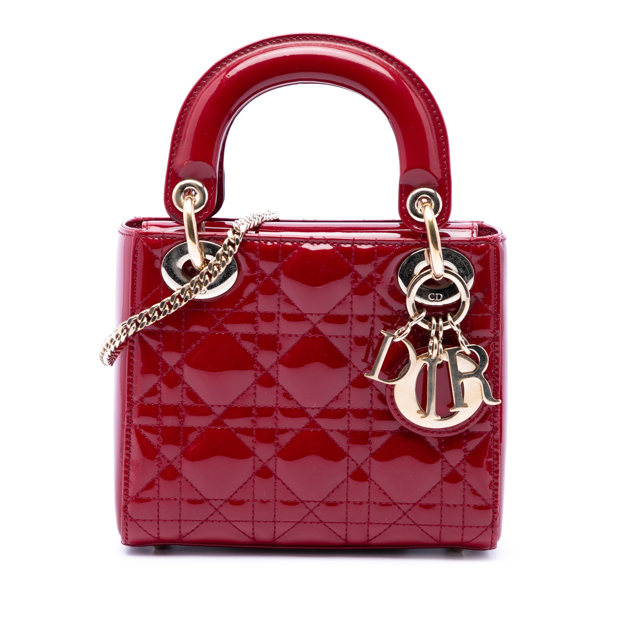 Dior Mini Patent Cannage Lady Dior - image 1