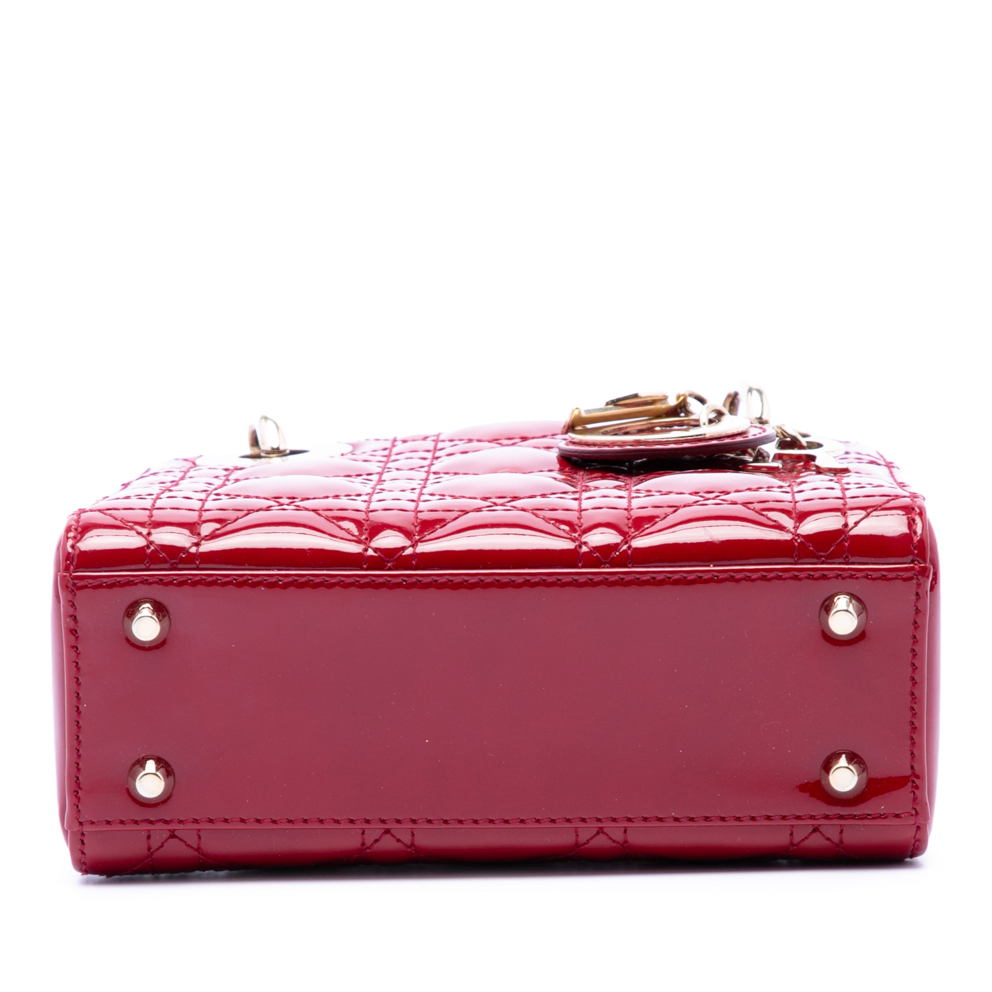 Dior Mini Patent Cannage Lady Dior - image 3