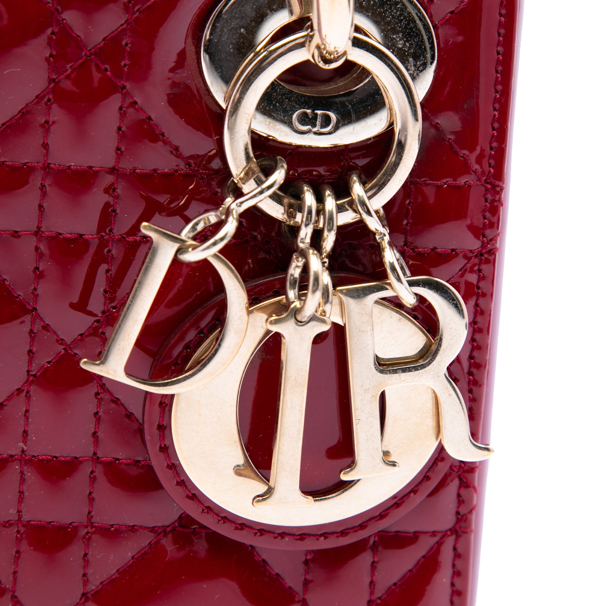 Dior Mini Patent Cannage Lady Dior - image 5