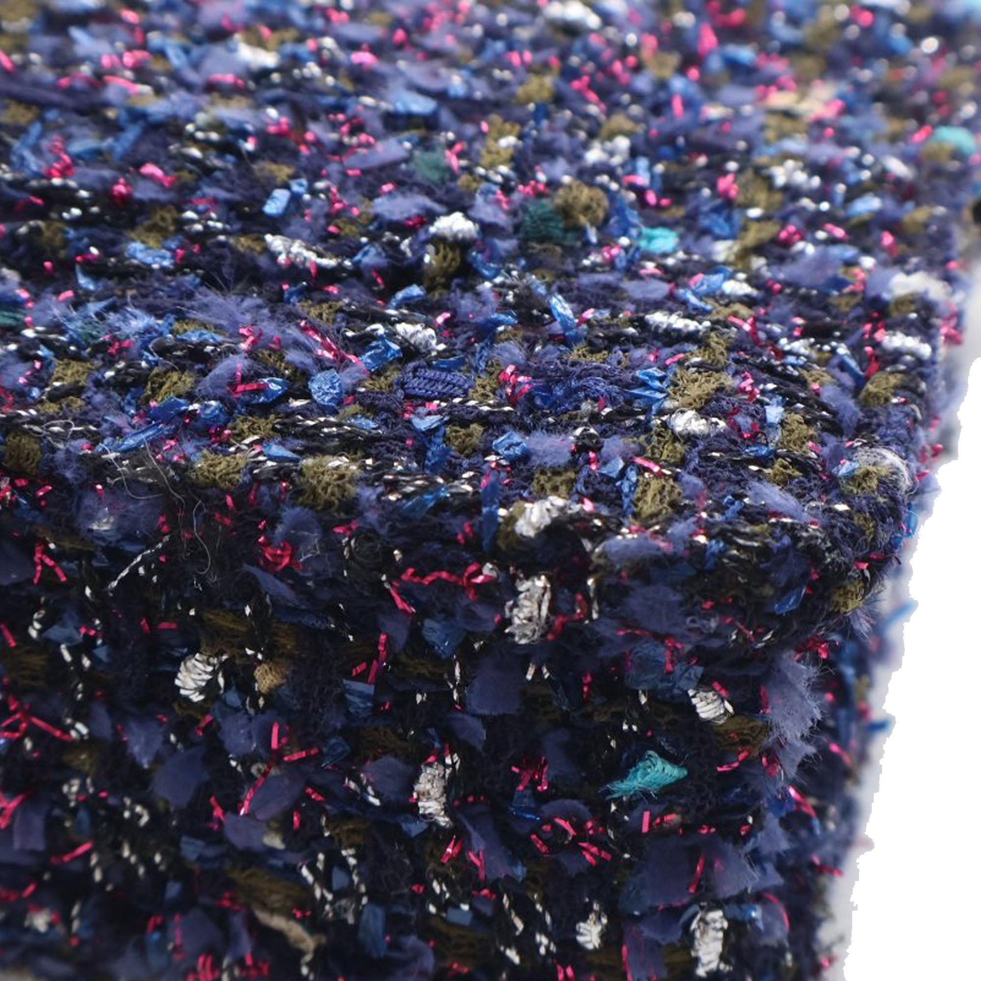 Chanel CC Tweed Charms Wallet On Chain - image 6