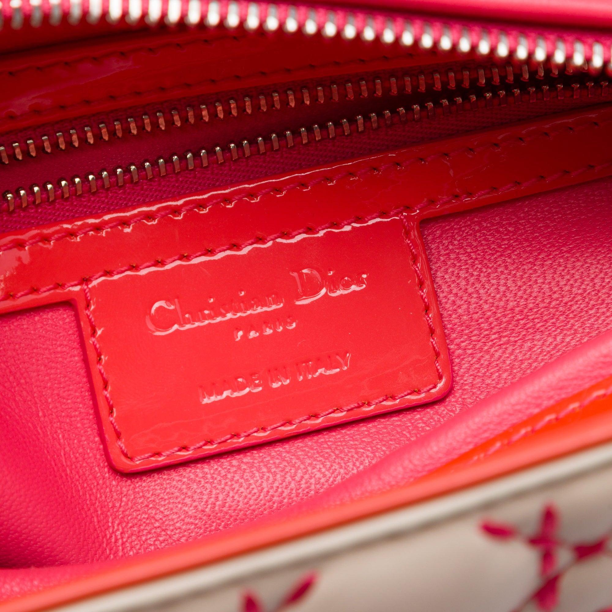 Dior Medium Lambskin Cannage Stitched Lady Dior - image 5