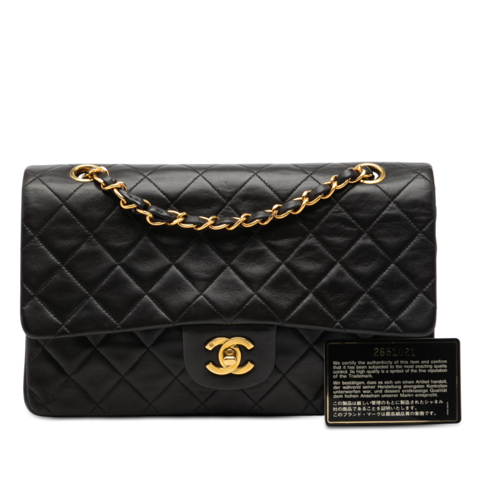 Chanel Medium Classic Lambskin Double Flap - image 8