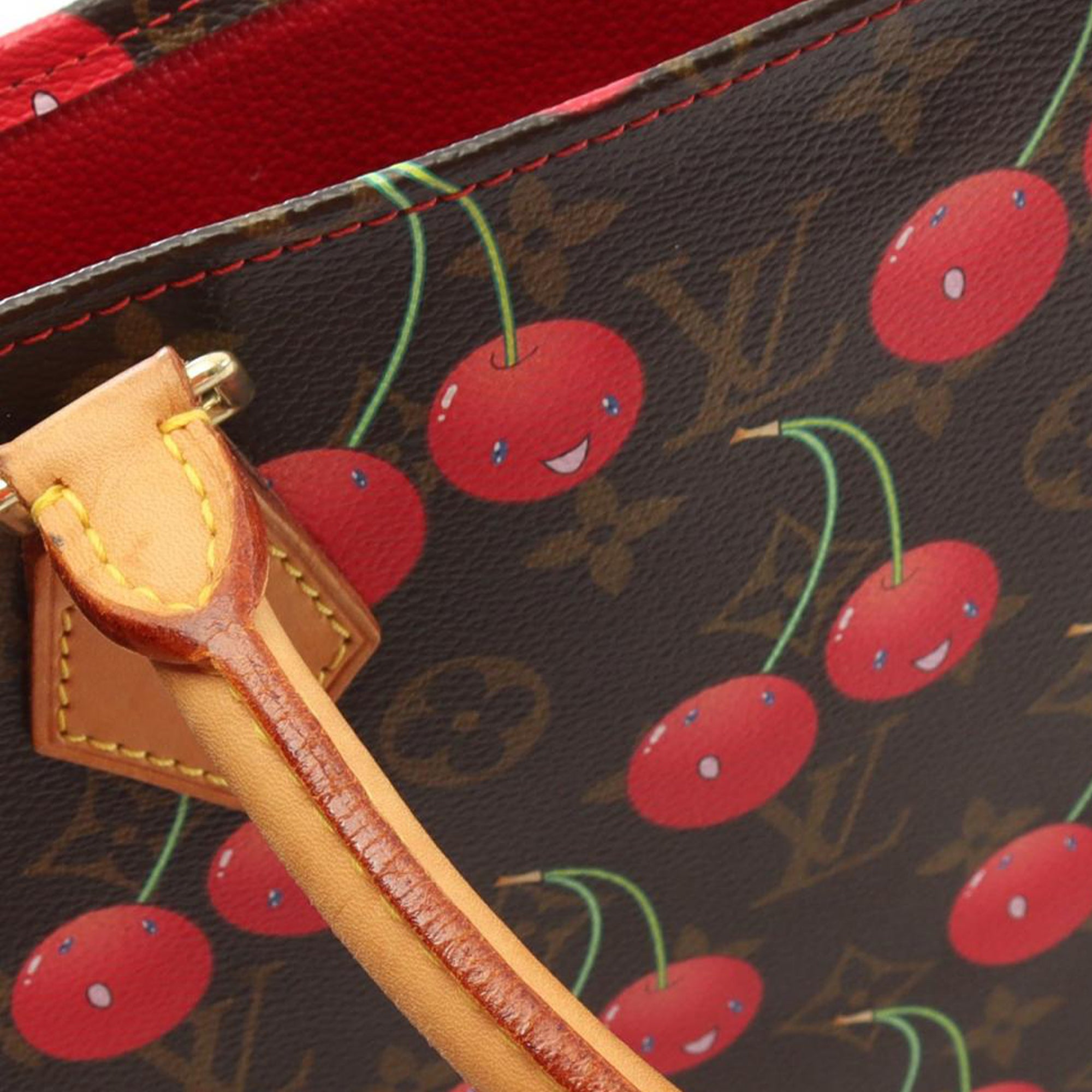 Louis Vuitton Takashi Murakami Monogram Cerises Sac Plat - image 7